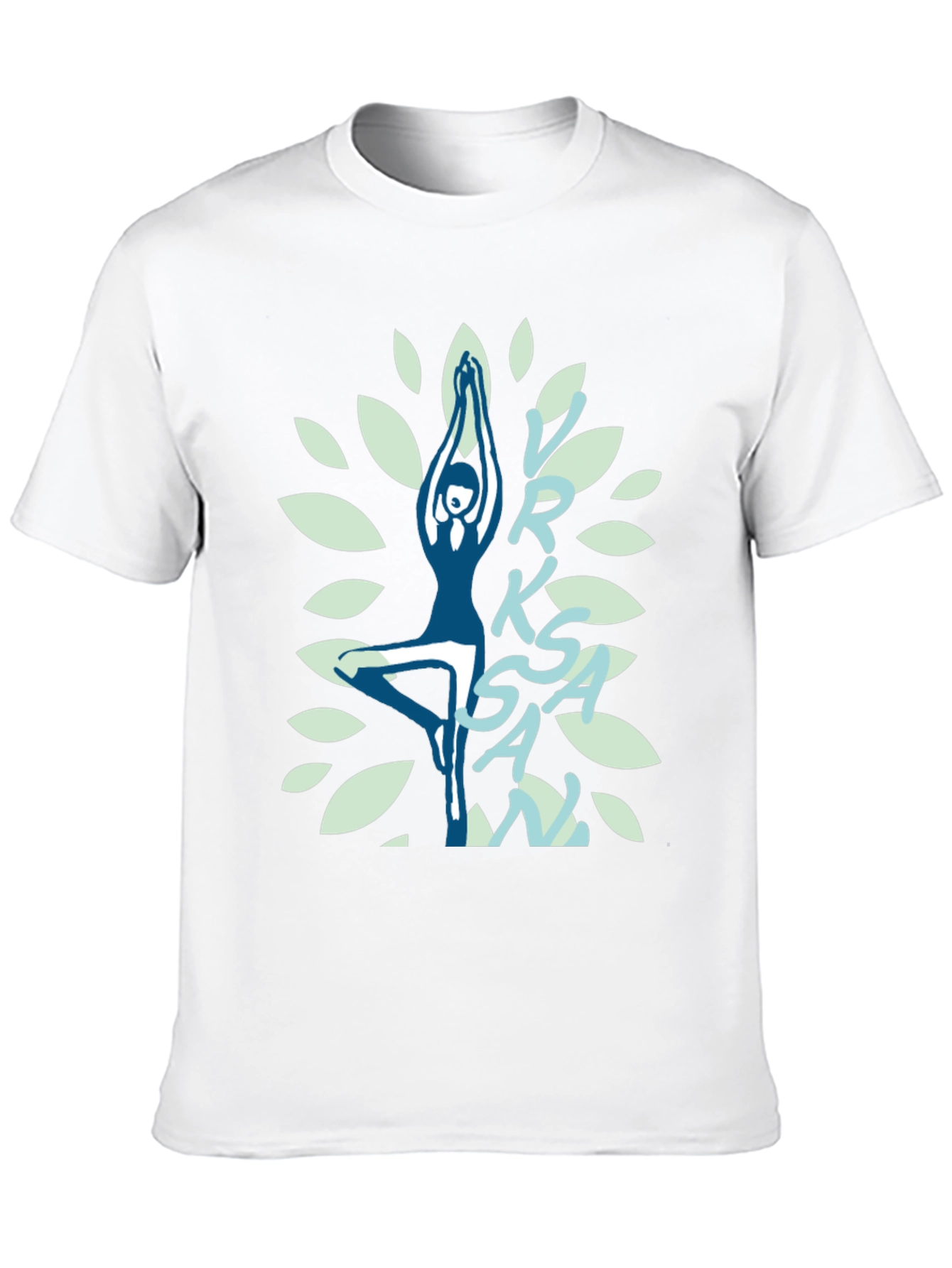 Yoga Tree Pose Graphic T-Shirt - Black