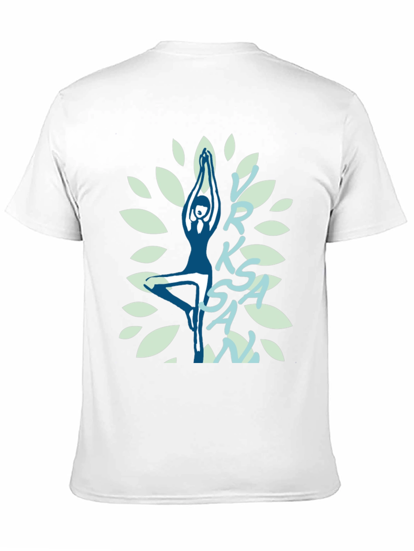 Yoga Tree Pose Graphic T-Shirt - Black