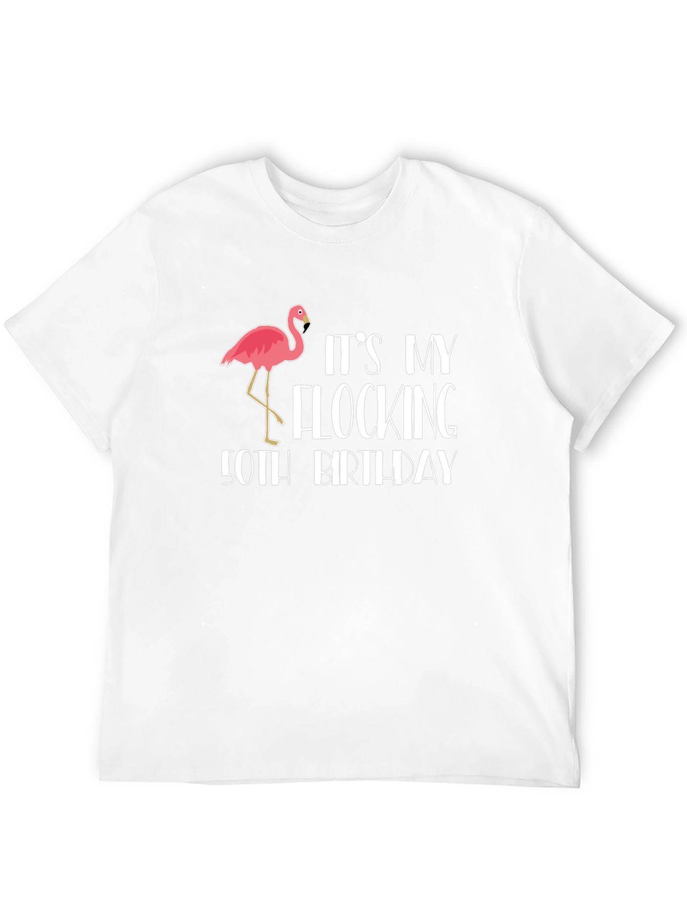 Funny Flocking 50th Birthday T-Shirt