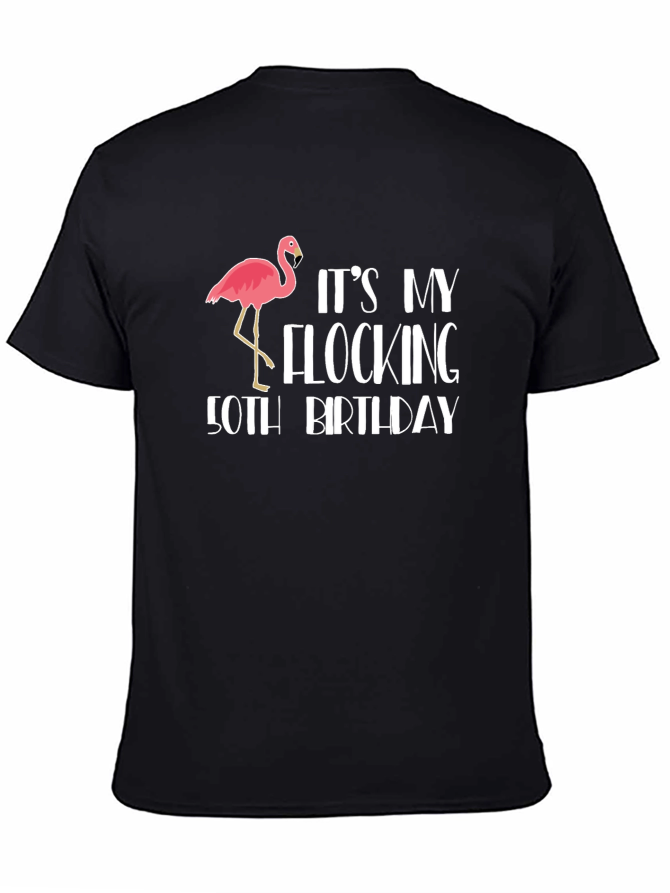 Funny Flocking 50th Birthday T-Shirt