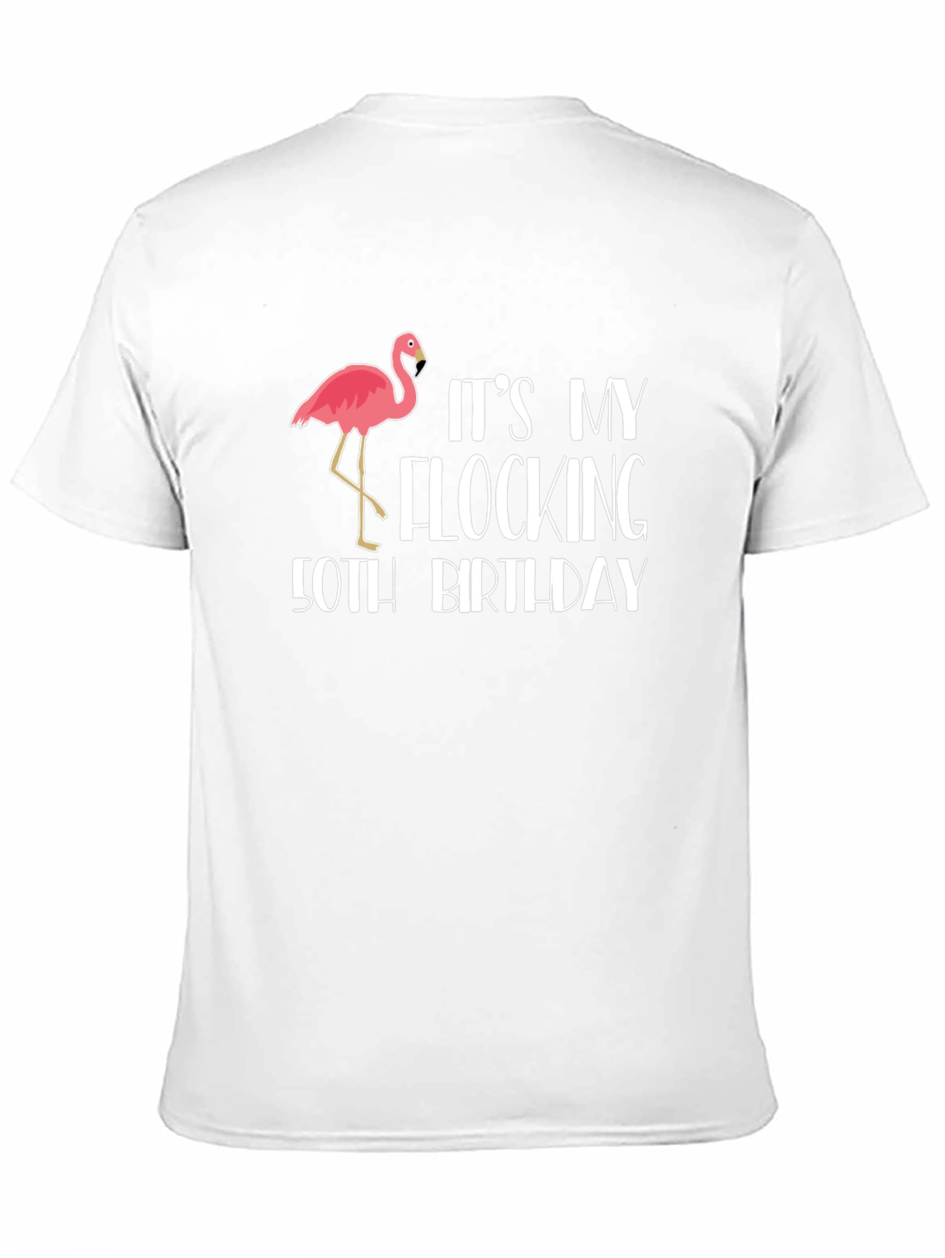Funny Flocking 50th Birthday T-Shirt