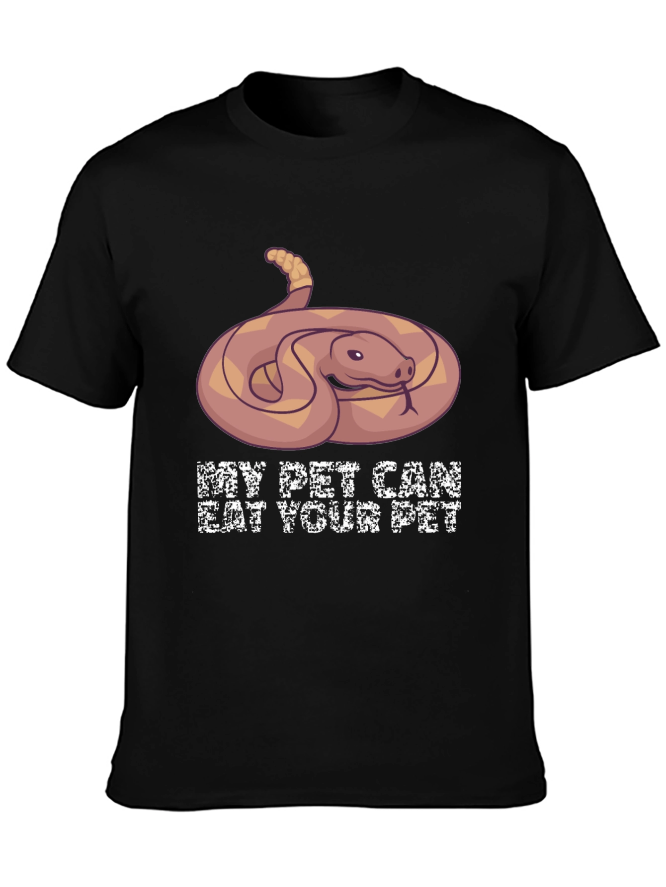 My Pet Can Eat Your Pet Snake Graphic T-Shirt