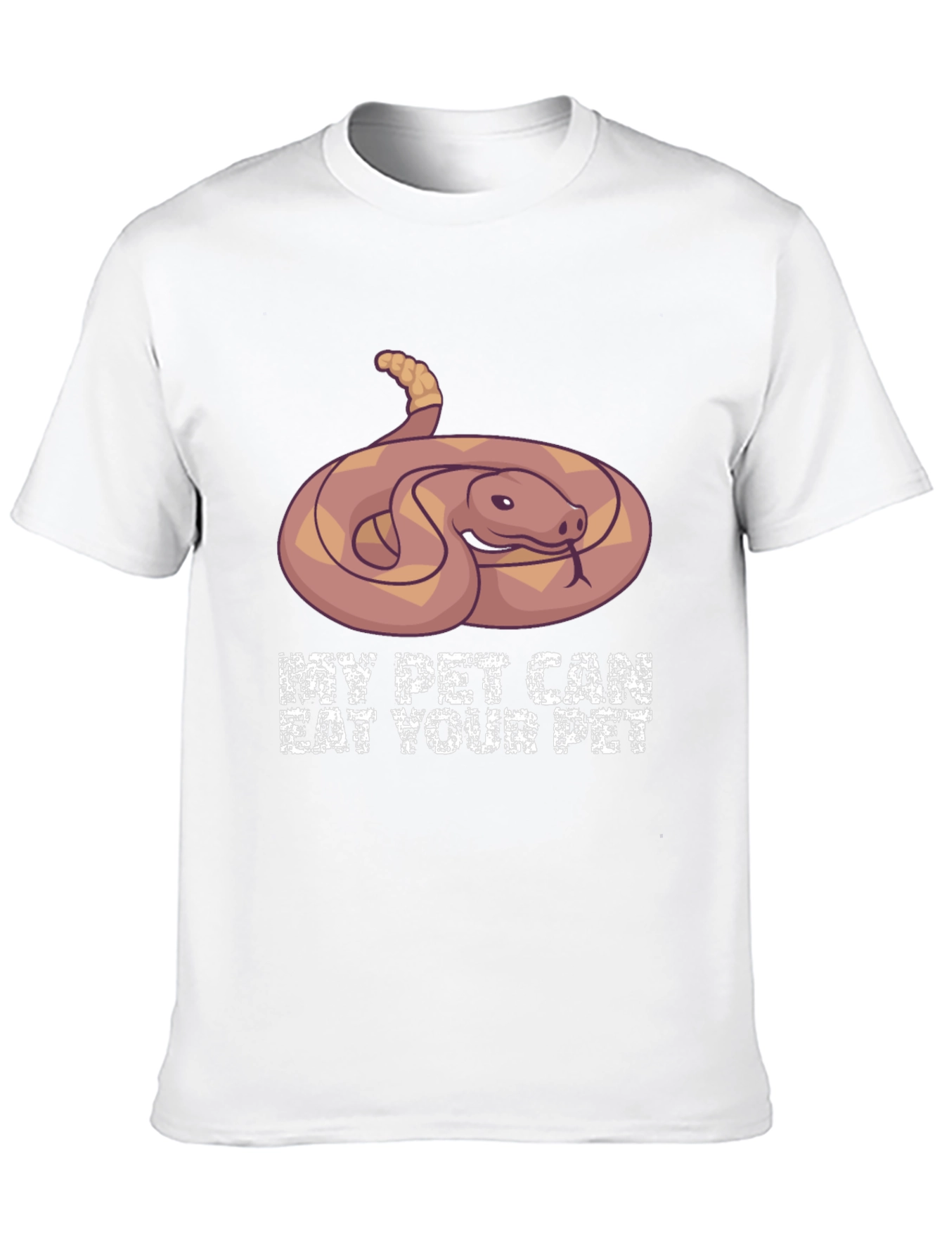 My Pet Can Eat Your Pet Snake Graphic T-Shirt