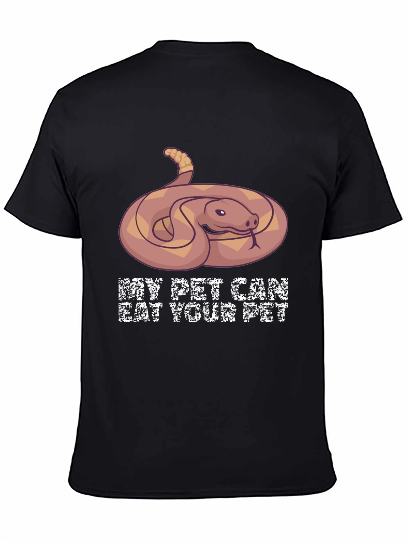My Pet Can Eat Your Pet Snake Graphic T-Shirt