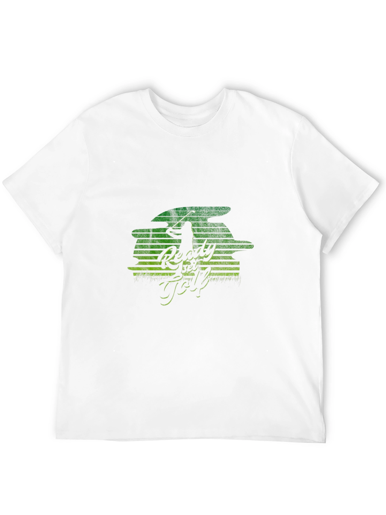 Ready to Golf Mens Black Graphic Tee