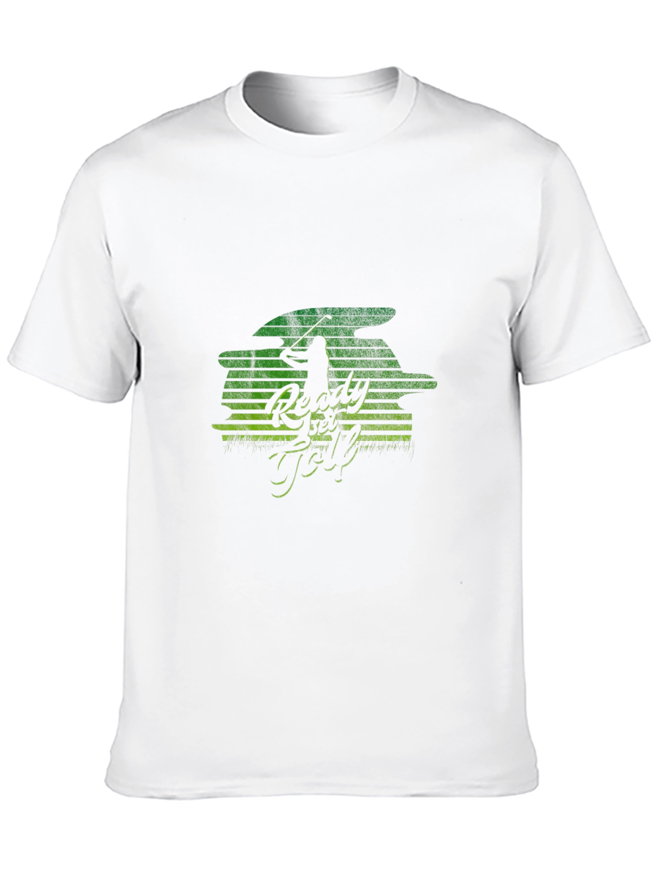 Ready to Golf Mens Black Graphic Tee