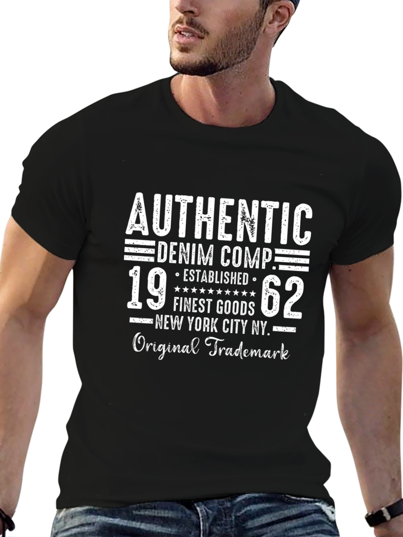 Authentic Denim Tee - Established 1962