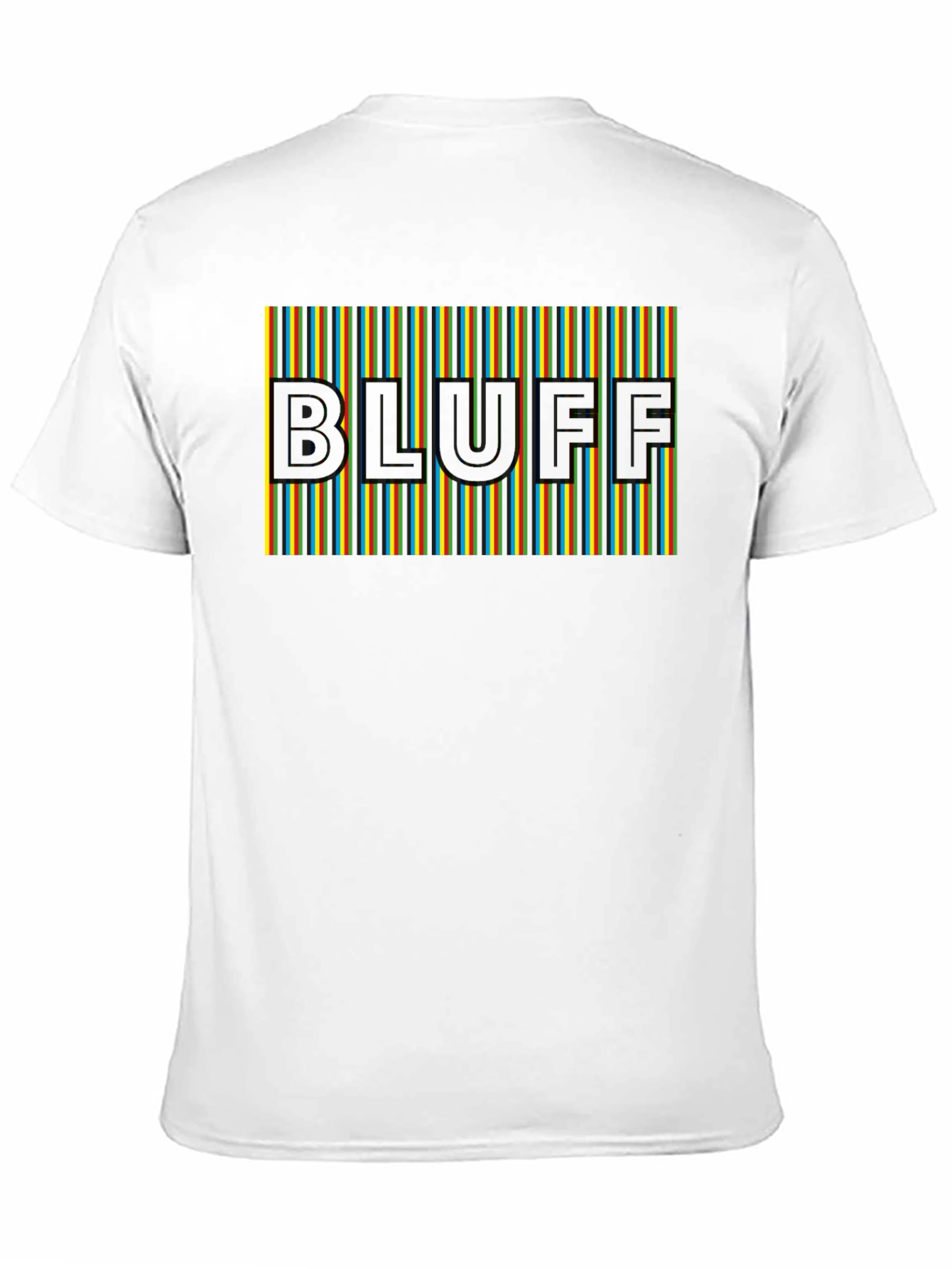 Bluff Graphic Tee - Striped Design Modern Fit