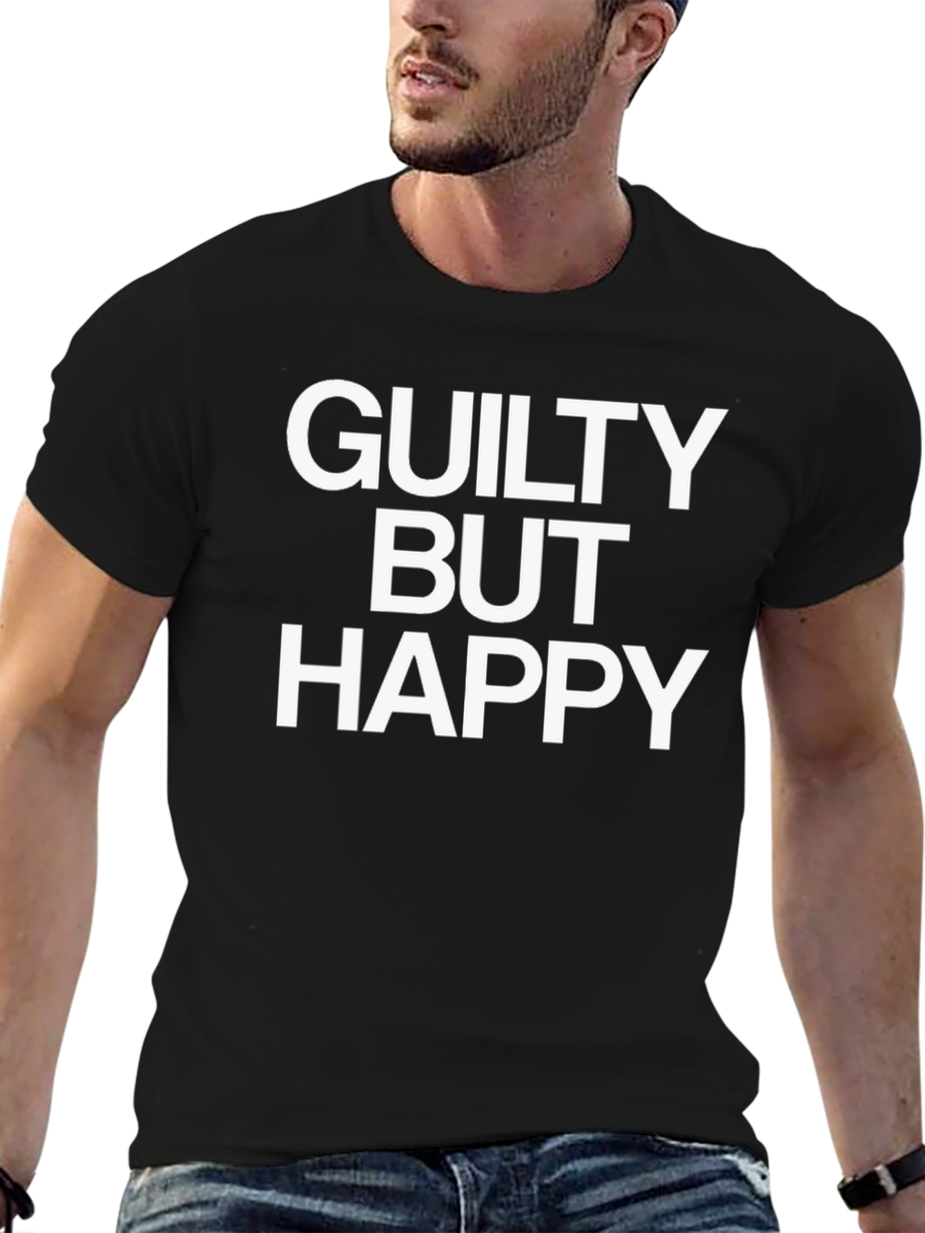 Guilty But Happy Graphic T-Shirt