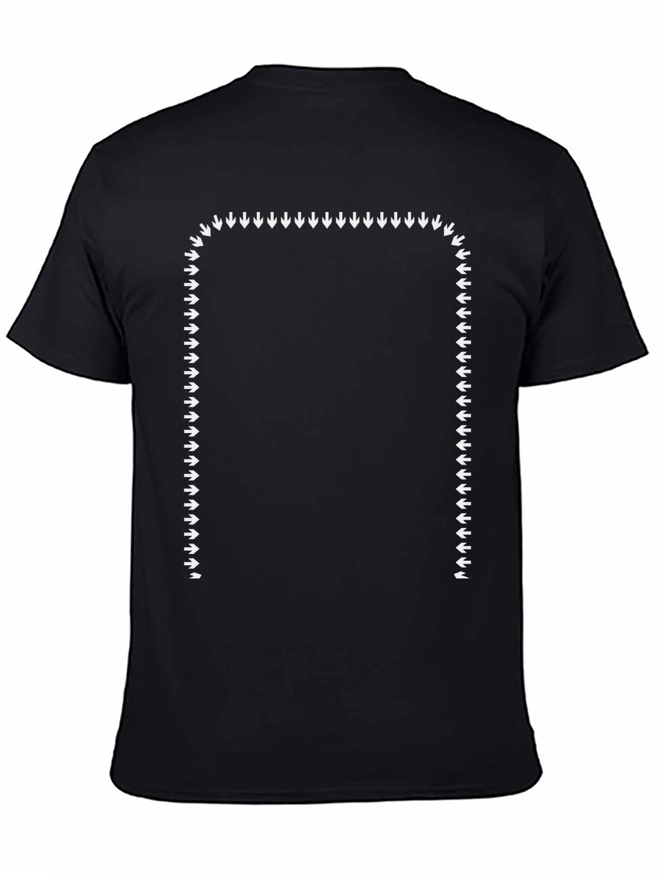 Arrow Frame Graphic Tee - Black Casual Shirt