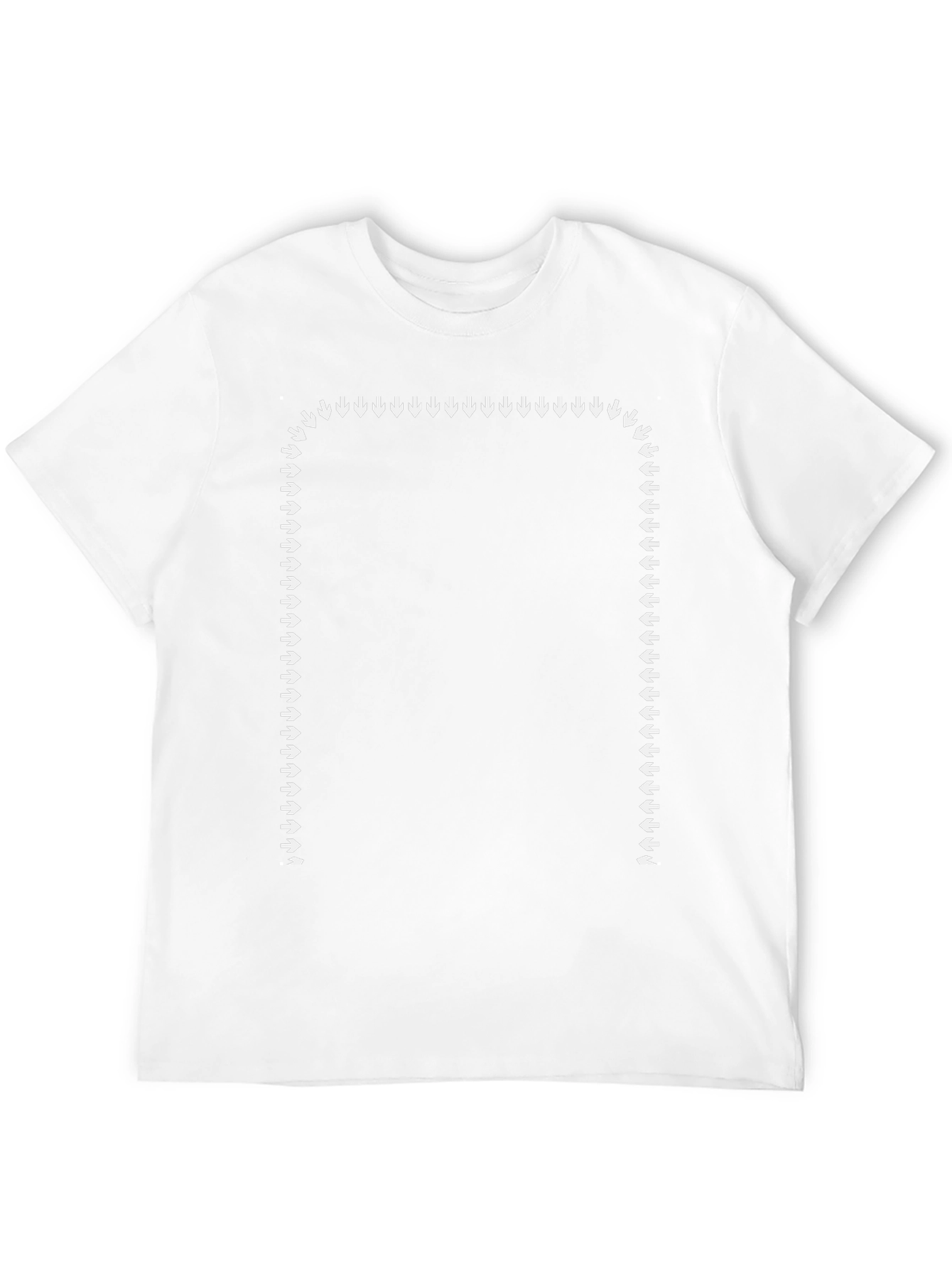 Arrow Frame Graphic Tee - Black Casual Shirt