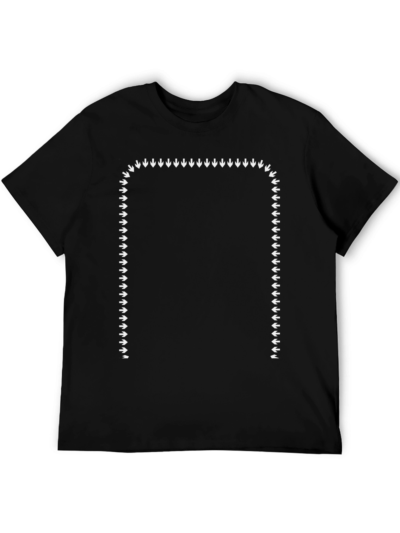 Arrow Frame Graphic Tee - Black Casual Shirt