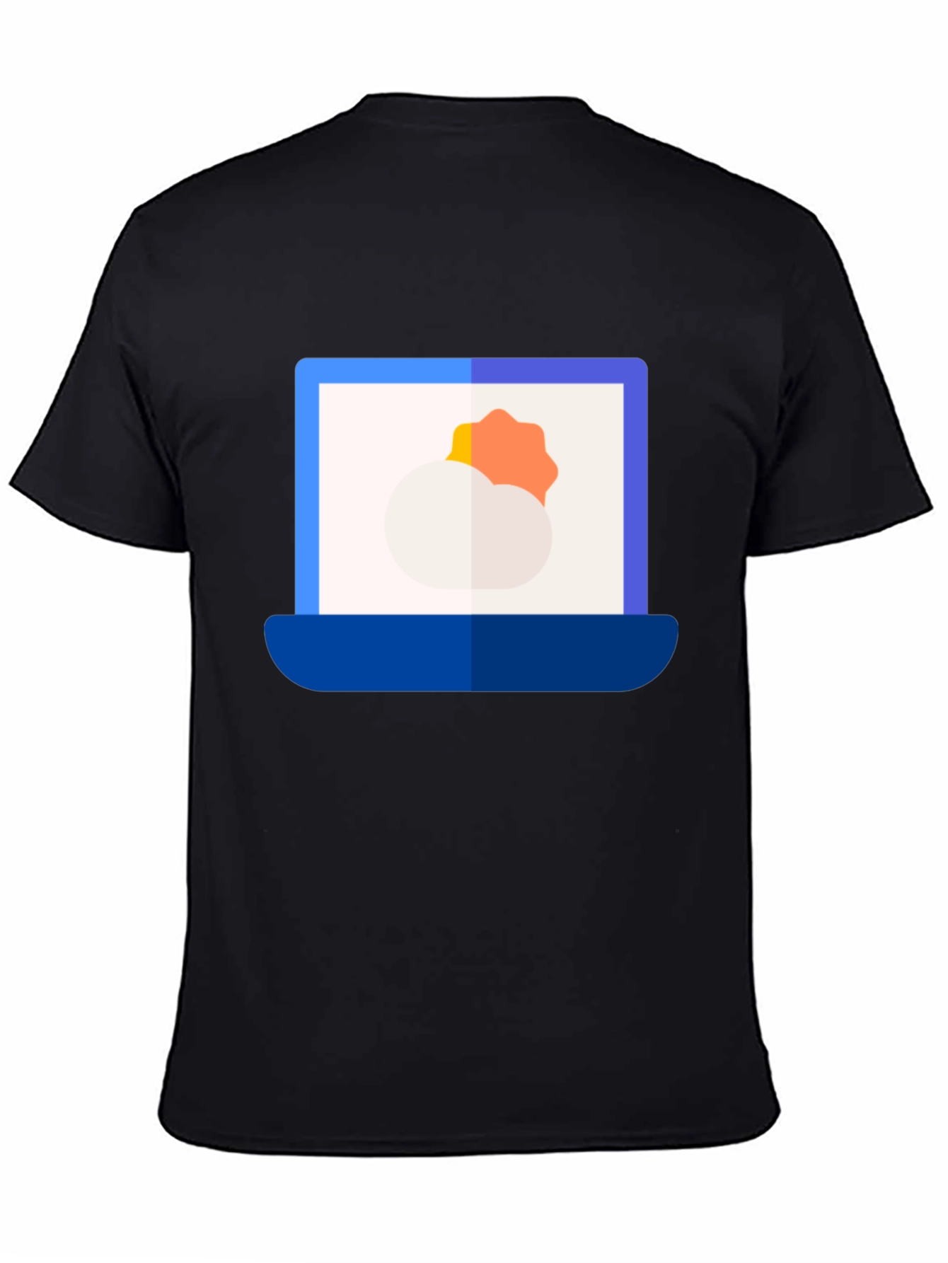Weather Laptop Graphic Tee - Modern Style
