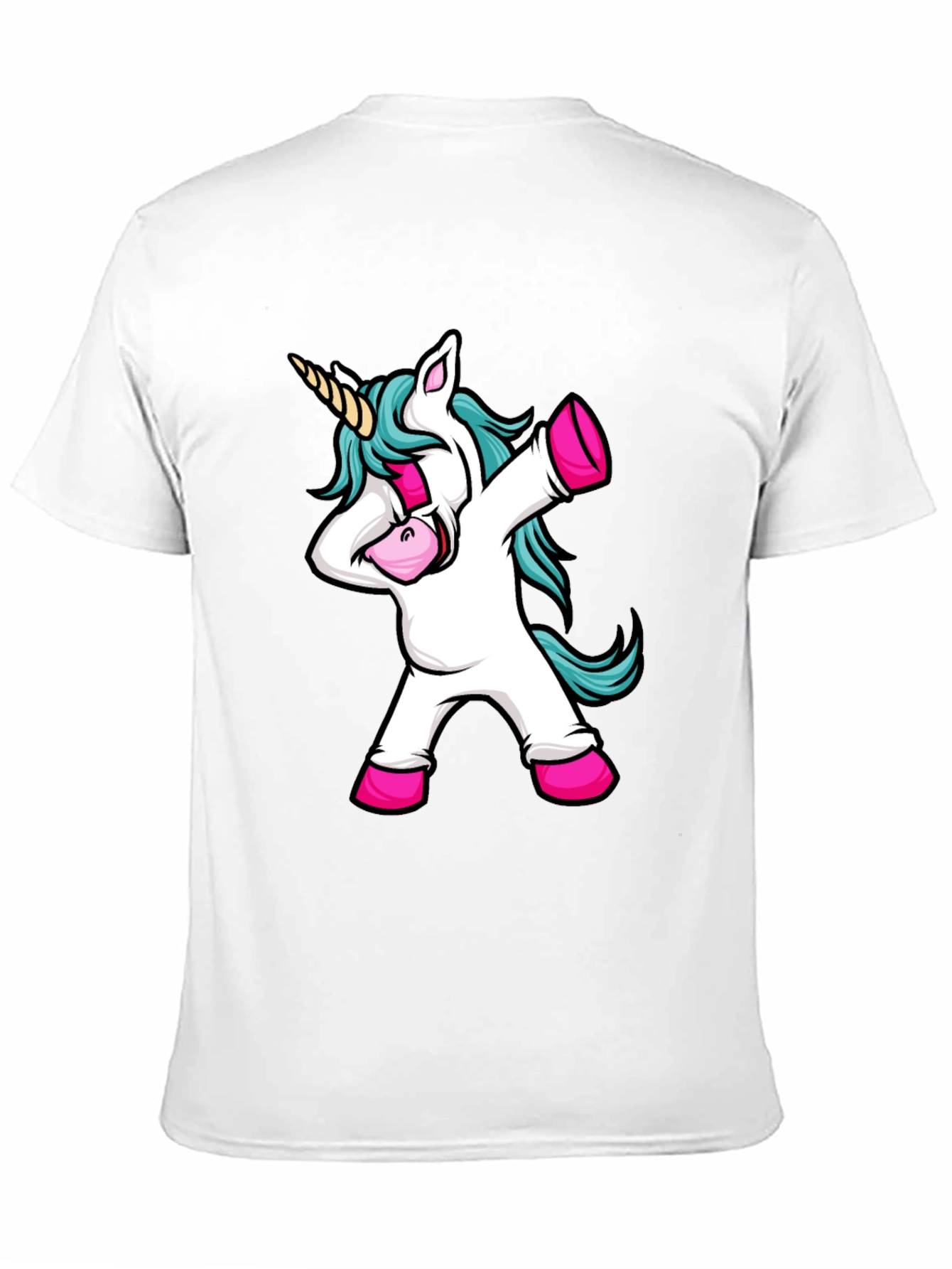 Dabbing Unicorn Black Graphic Tee