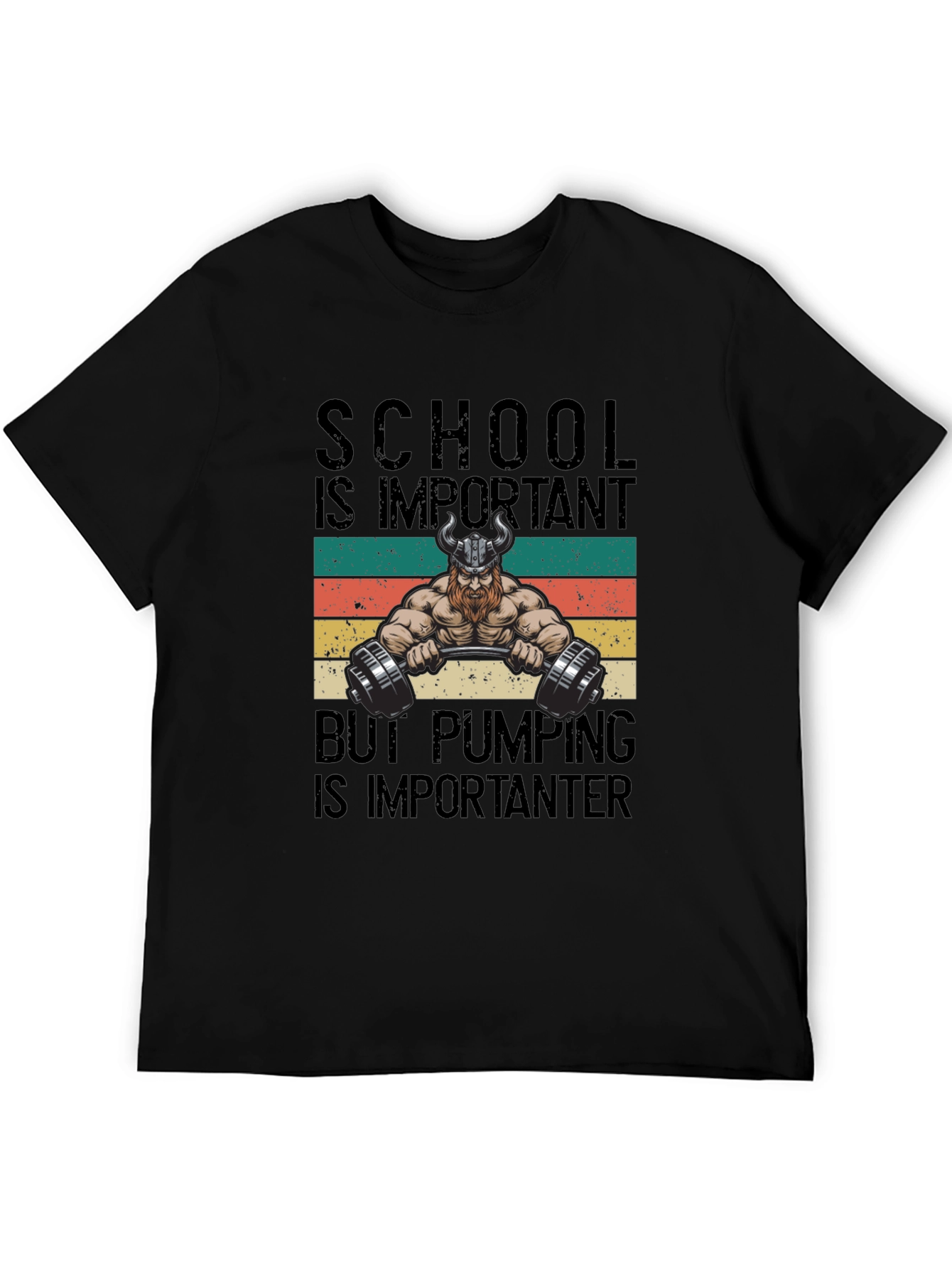 School vs Pumping T-Shirt