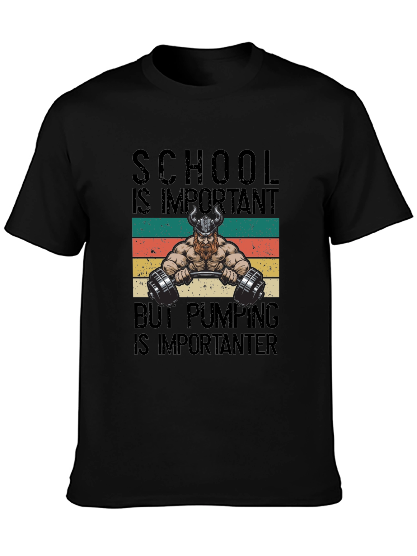 School vs Pumping T-Shirt