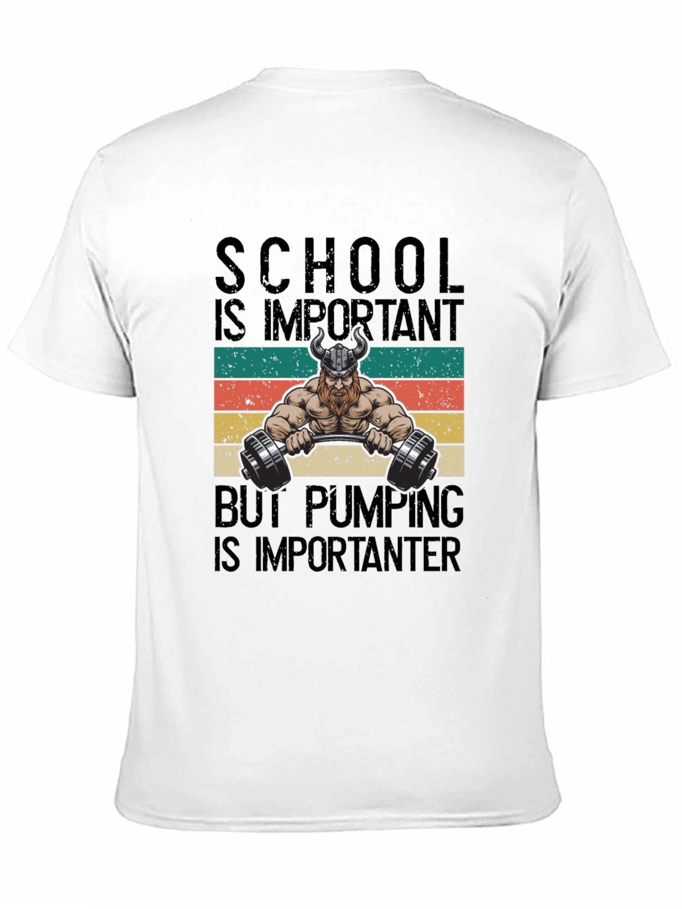 School vs Pumping T-Shirt