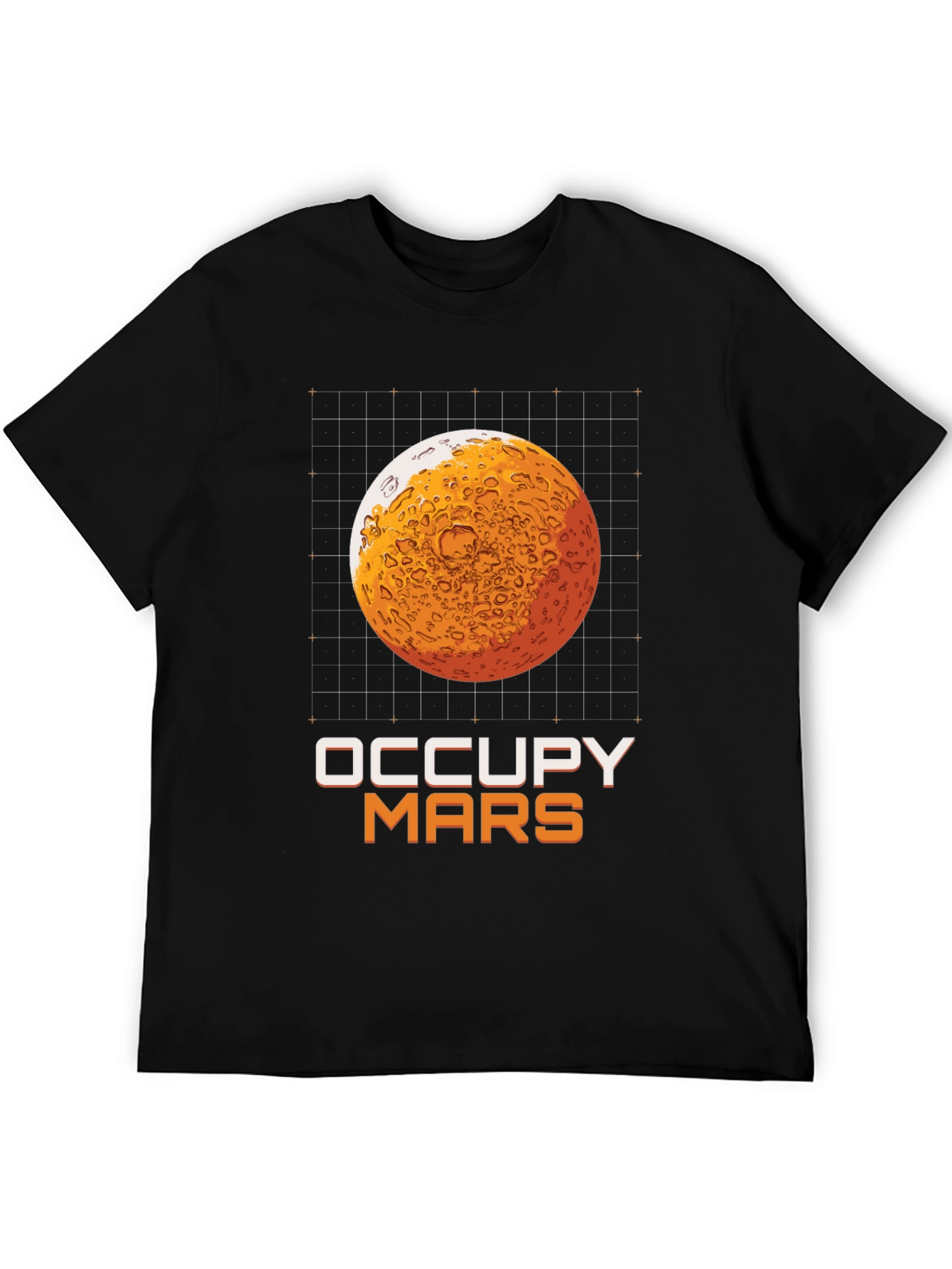 Occupy Mars Graphic T-Shirt - Space Exploration Tee