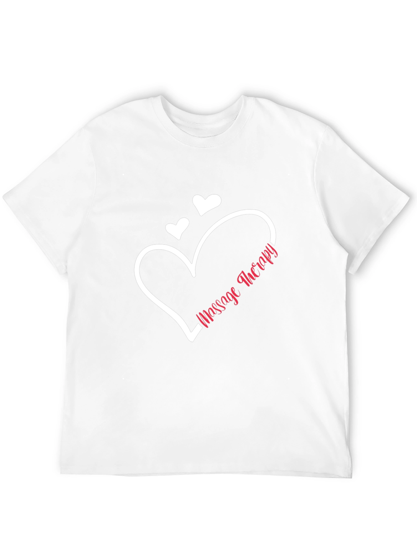 Massage Therapy Heart Graphic Tee - Black