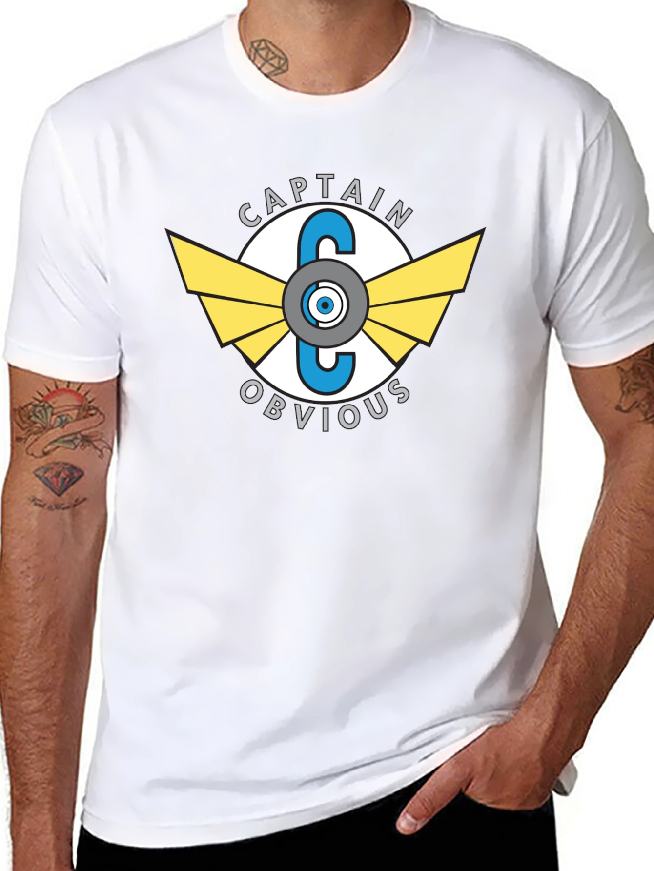 Captain Obvious T-Shirt - Funny & Stylish Design