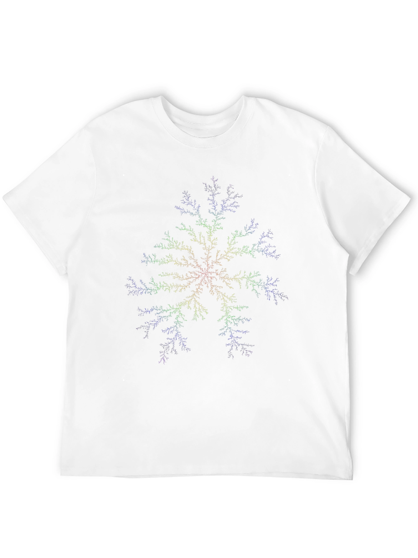 Fractal Tree Black T-Shirt