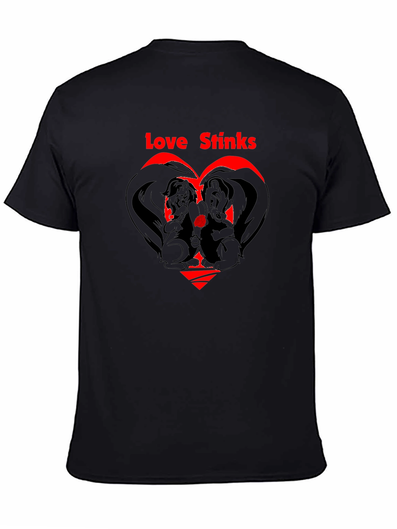 Love Stinks Skunk T-Shirt Anti-Valentines Day