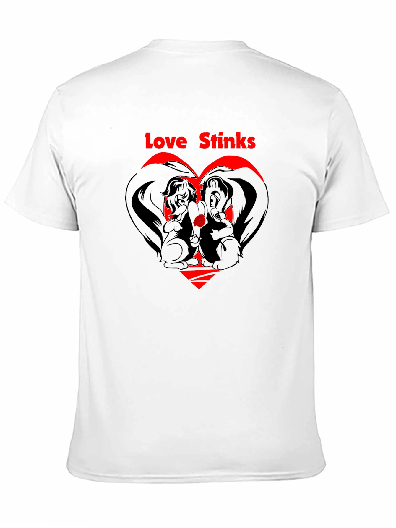 Love Stinks Skunk T-Shirt Anti-Valentines Day