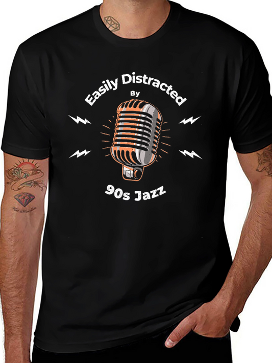 Easily Distracted By 90s Jazz T-Shirt