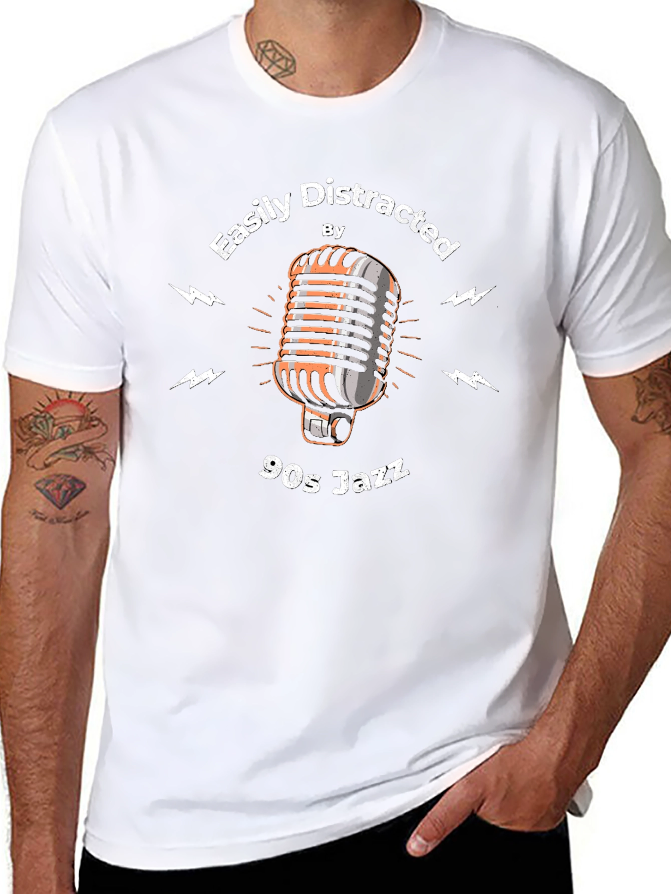 Easily Distracted By 90s Jazz T-Shirt