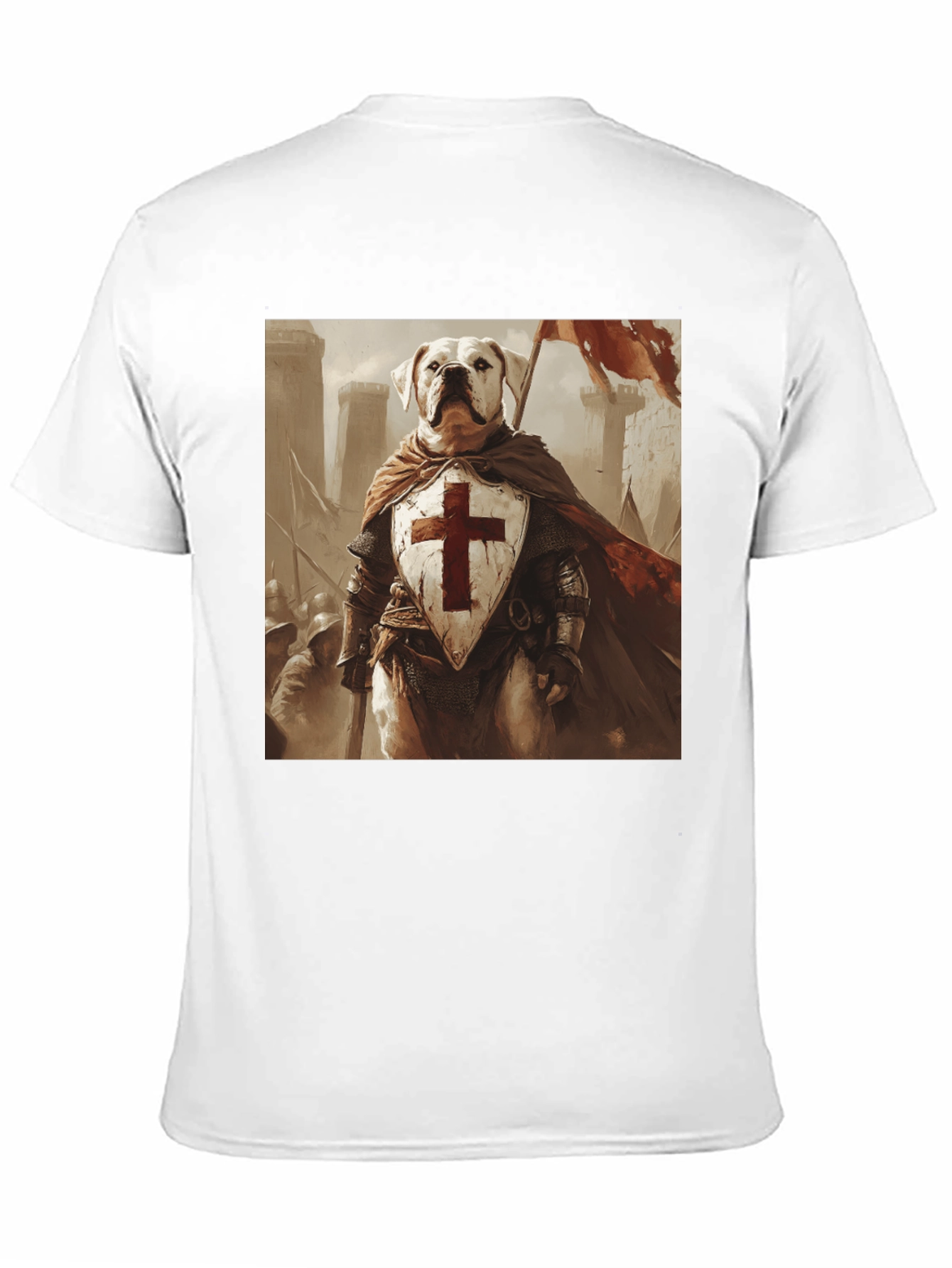 Dog Knight T-Shirt - Medieval Pet Warrior Tee