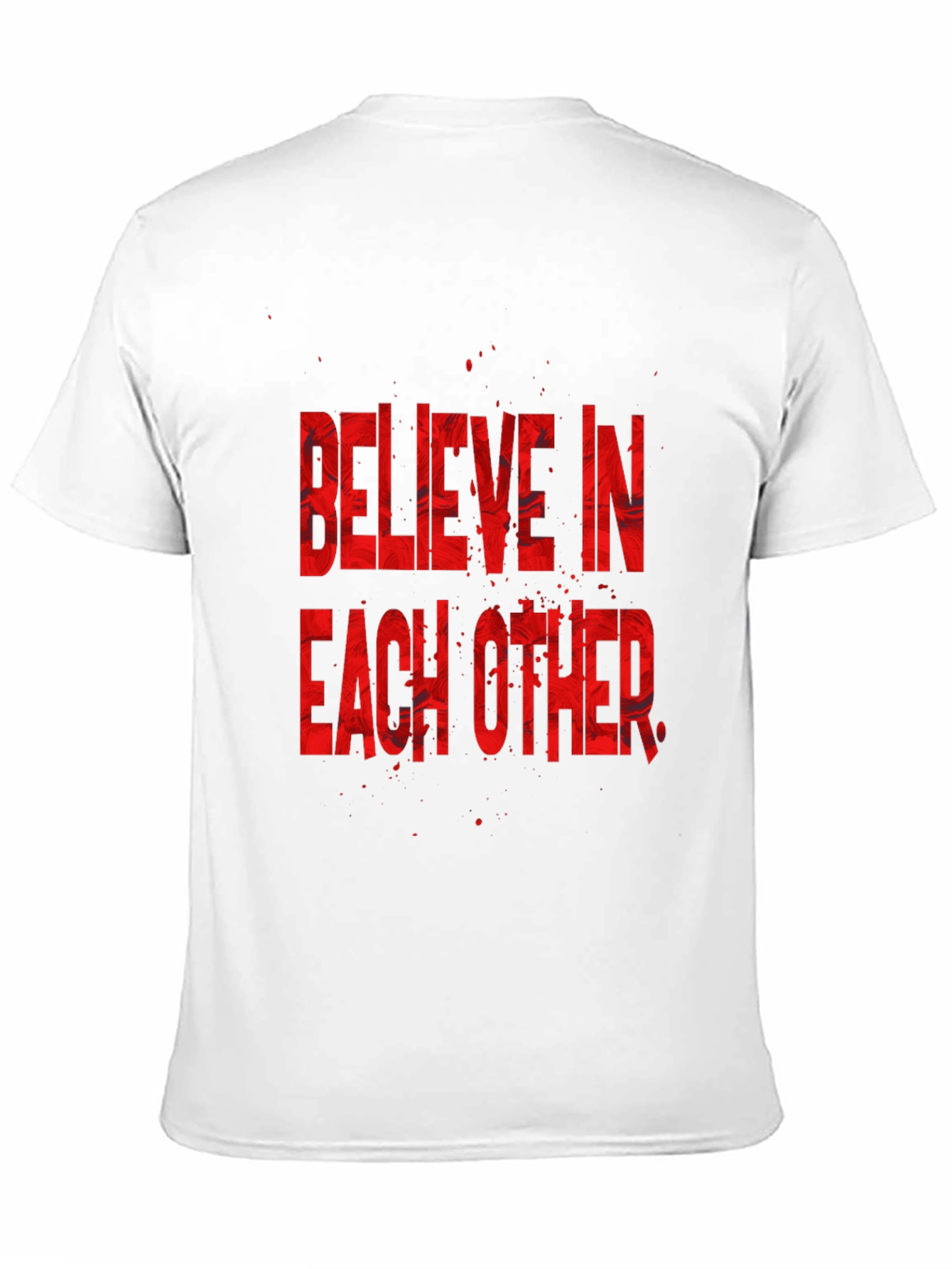 Believe In Each Other Graphic Tee - Black