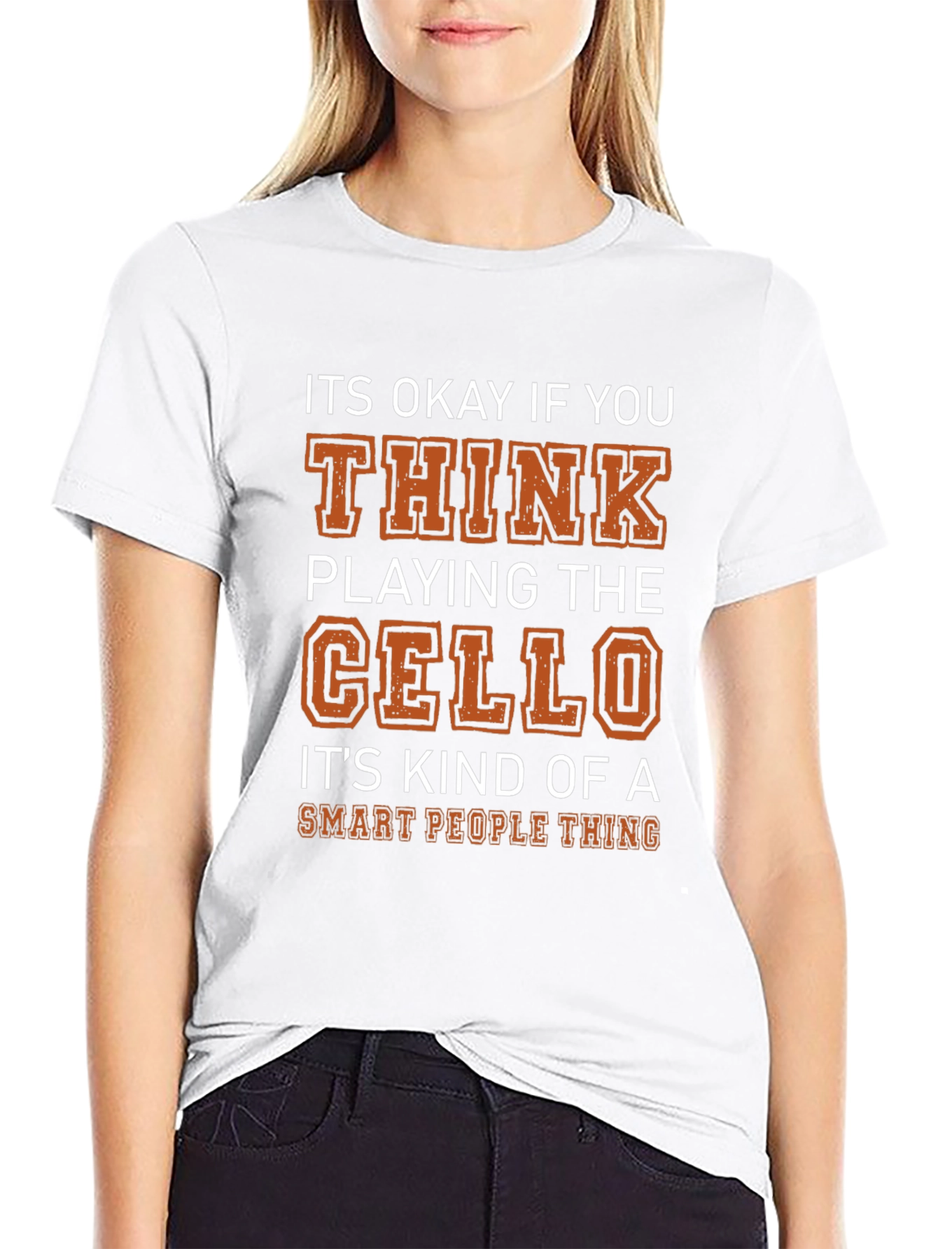 Funny Cello Player T-Shirt - Smart People Thing