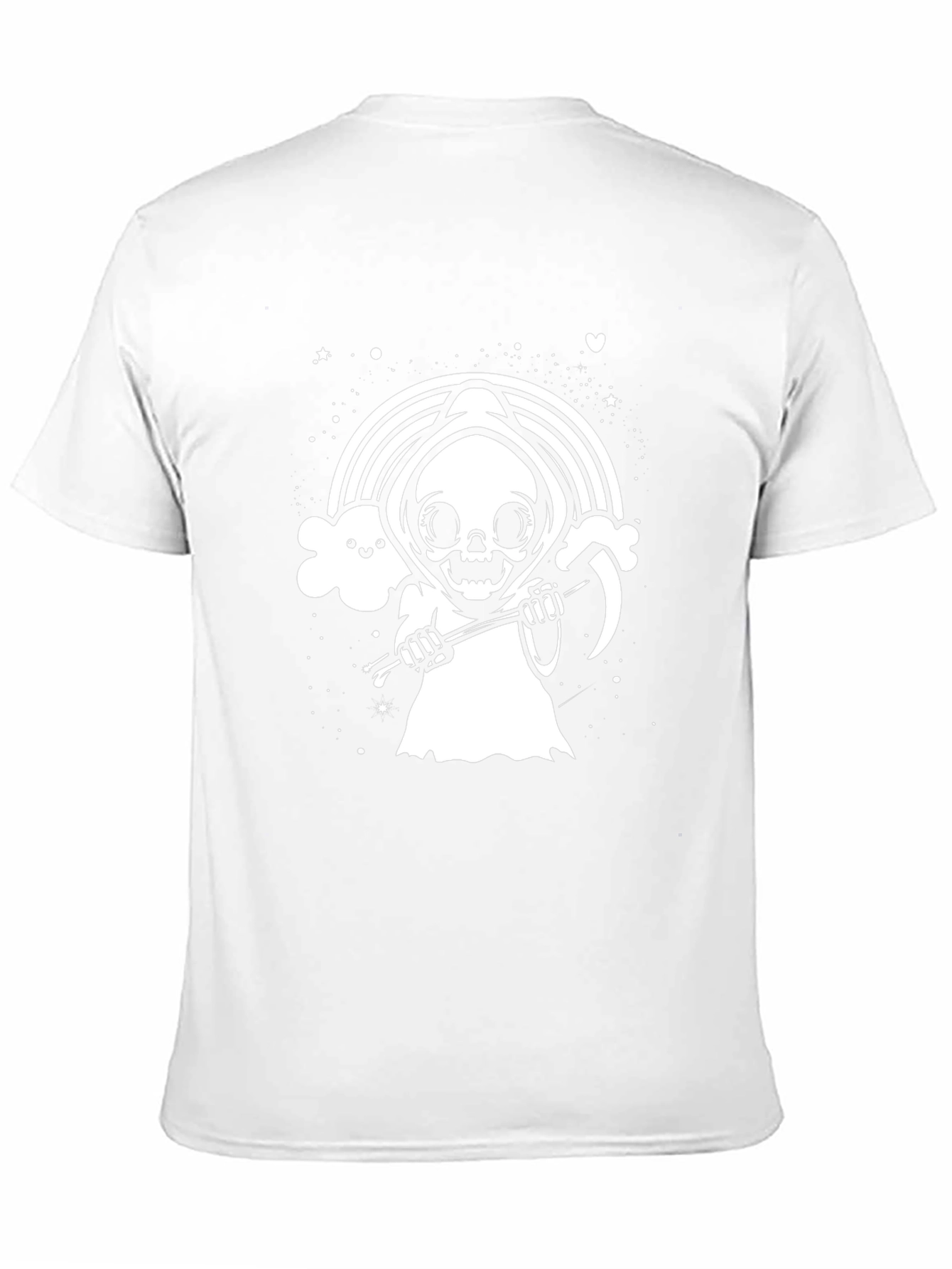 Grim Reaper Rainbow T-Shirt - Cute Death Tee