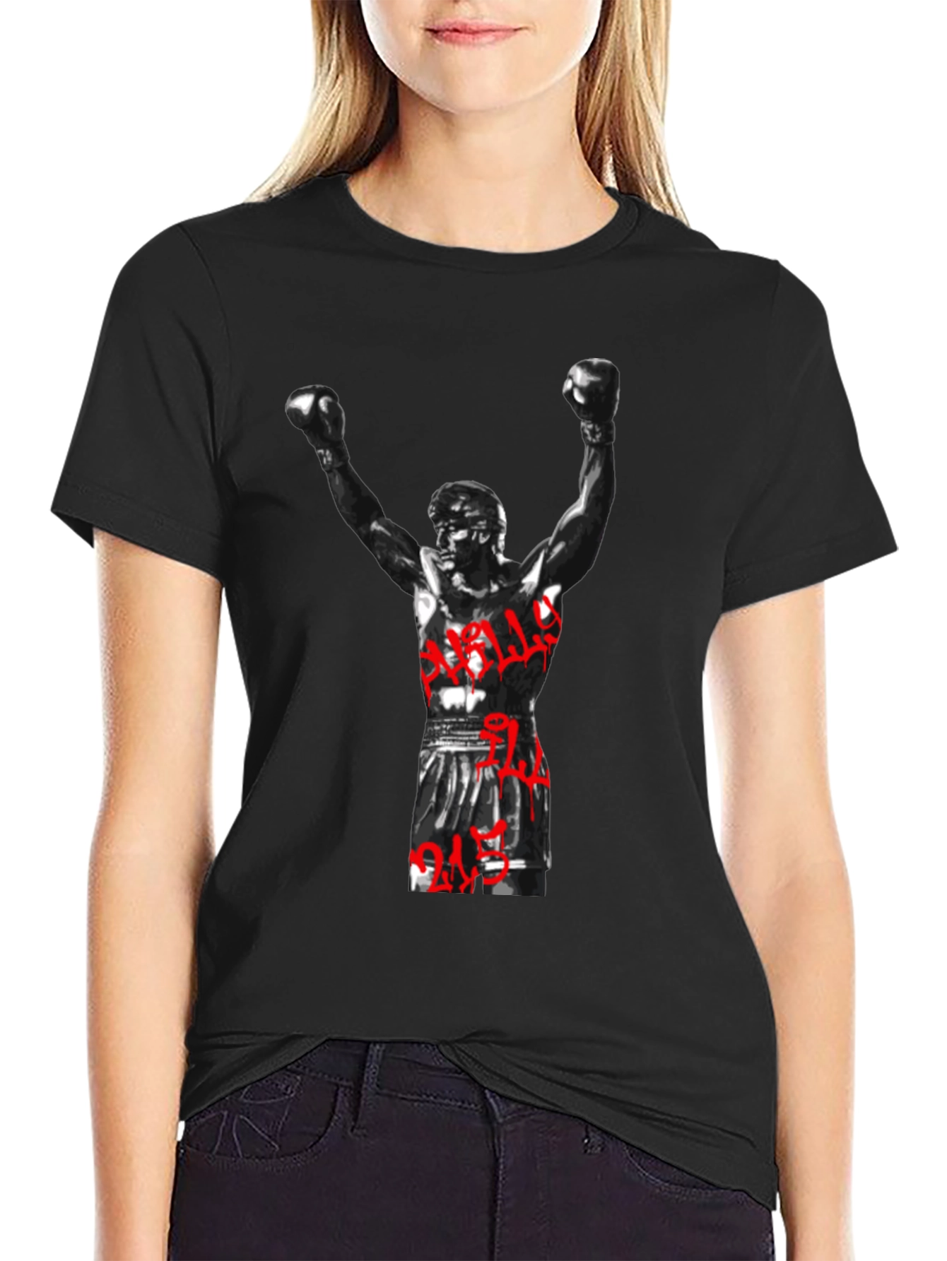 Rocky Balboa T-Shirt - Black Graphic Tee