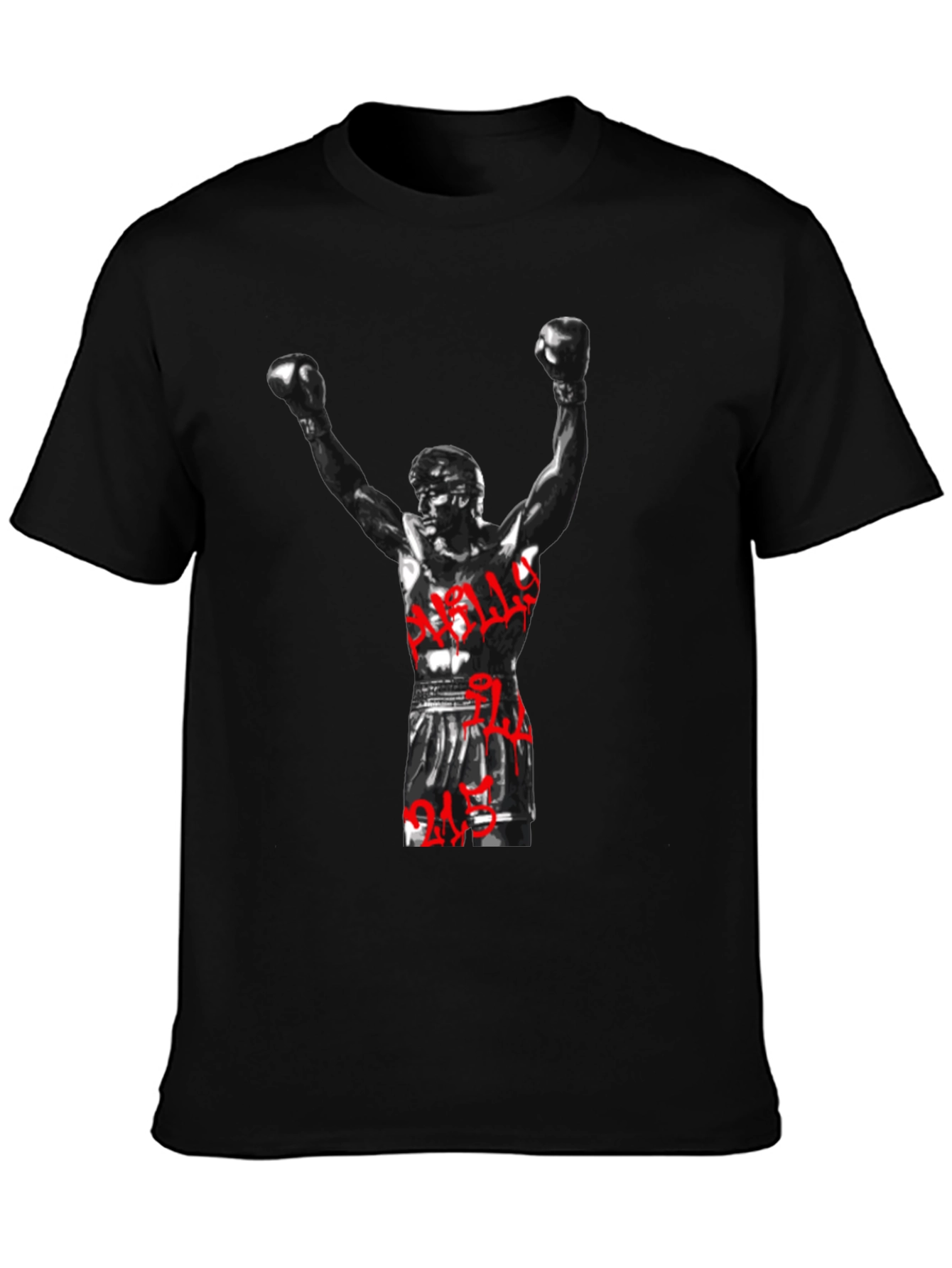 Rocky Balboa T-Shirt - Black Graphic Tee