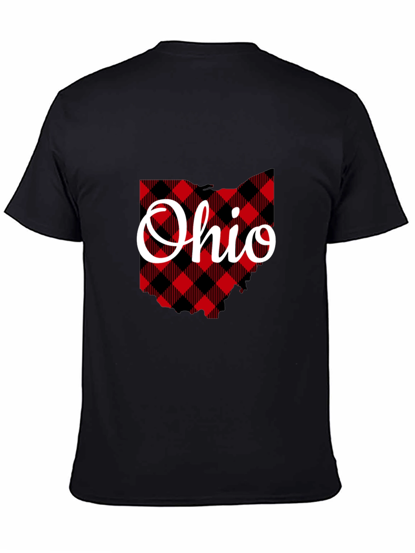 Ohio State Plaid Graphic T-Shirt