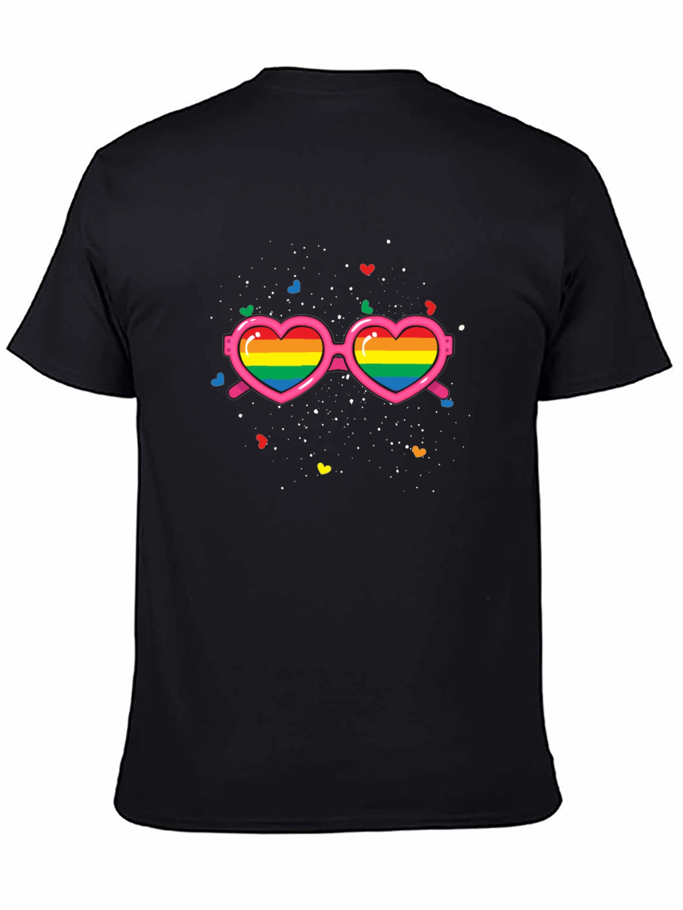 Pride Rainbow Heart Sunglasses T-Shirt