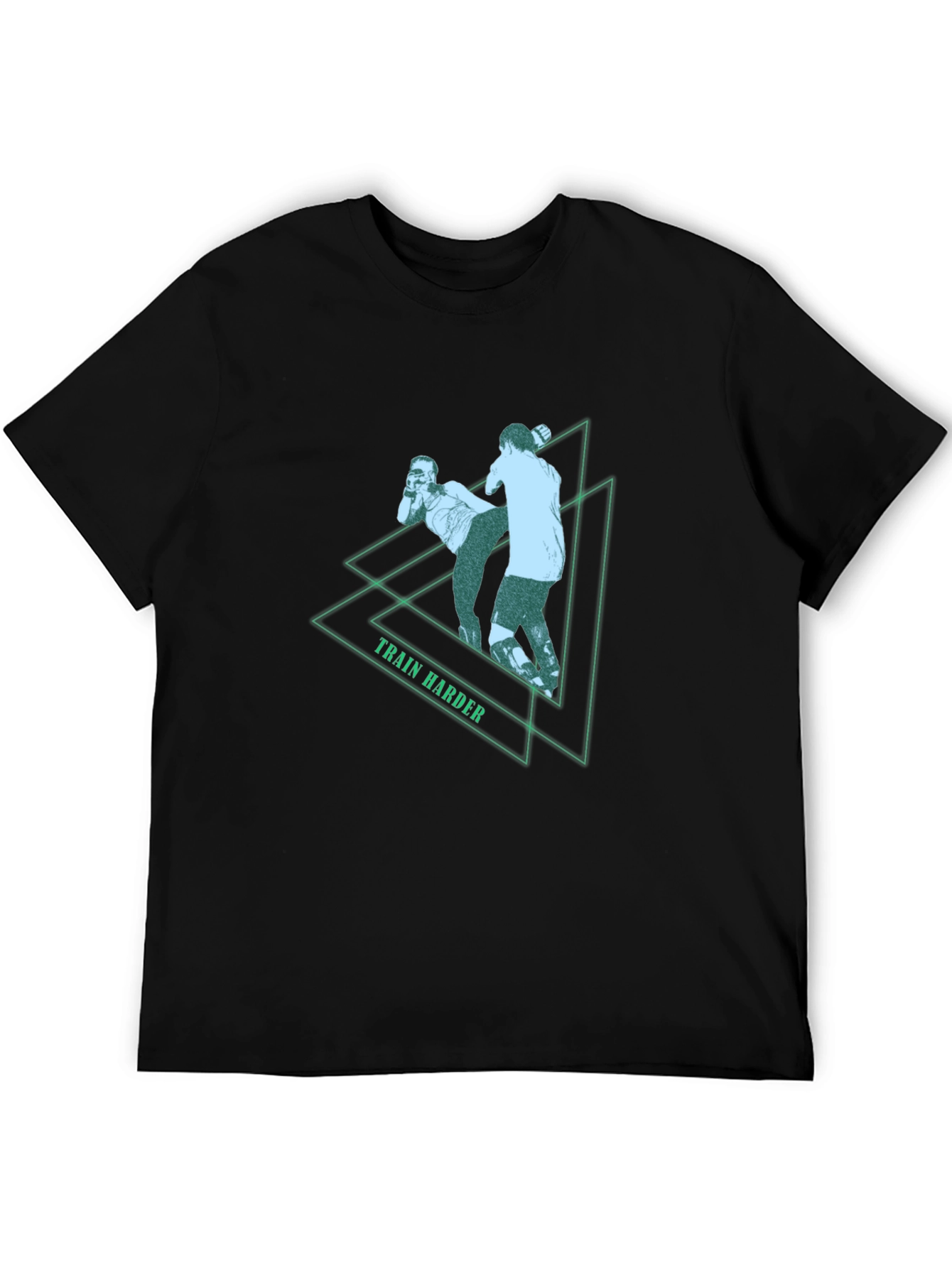 Train Harder Graphic Tee - Black