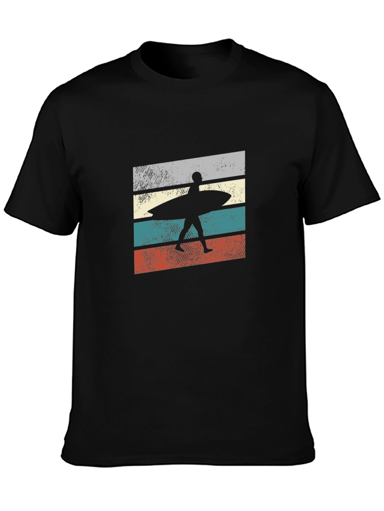 Retro Surfer Silhouette T-Shirt