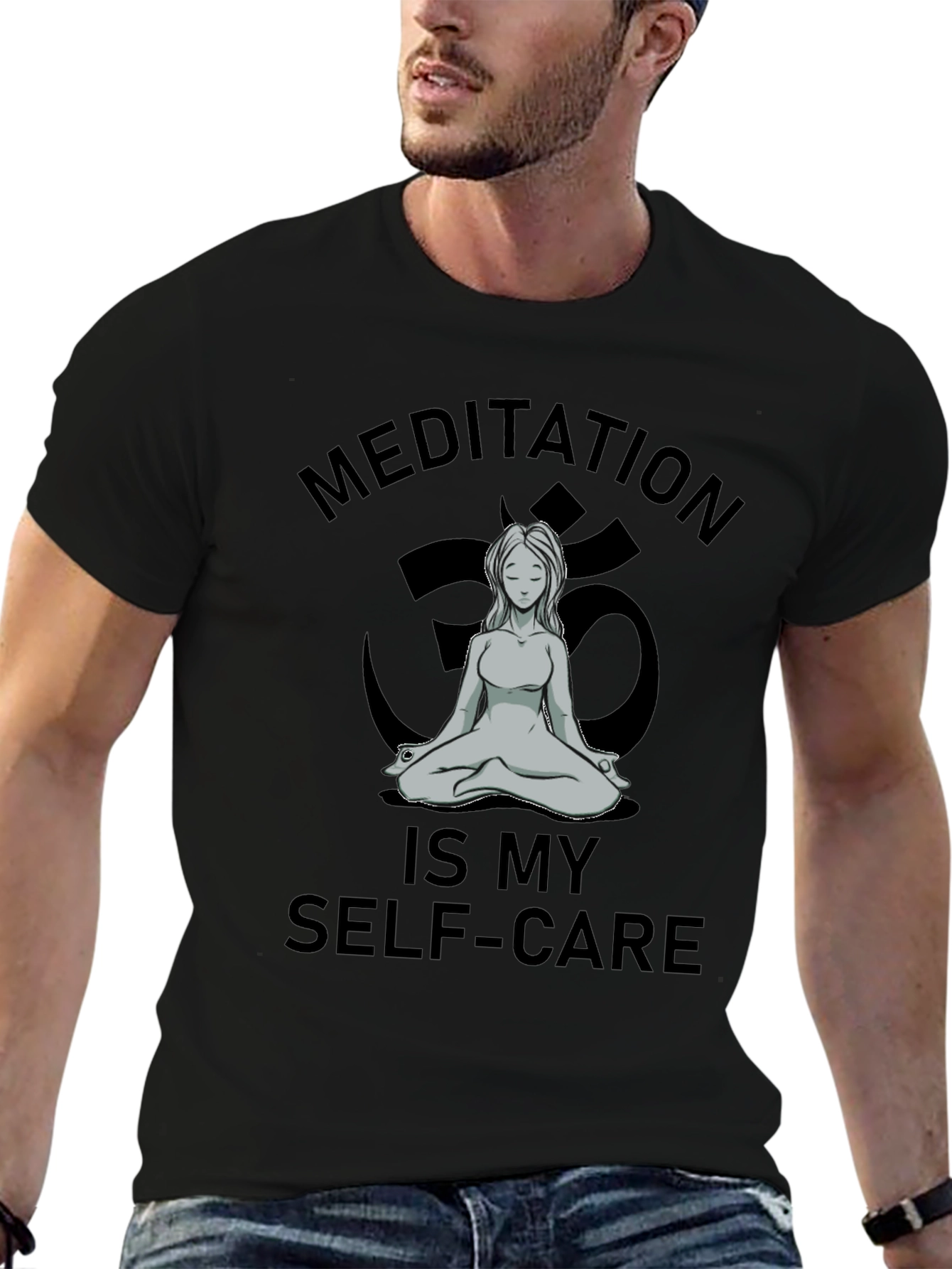 Meditation Self-Care Graphic Tee