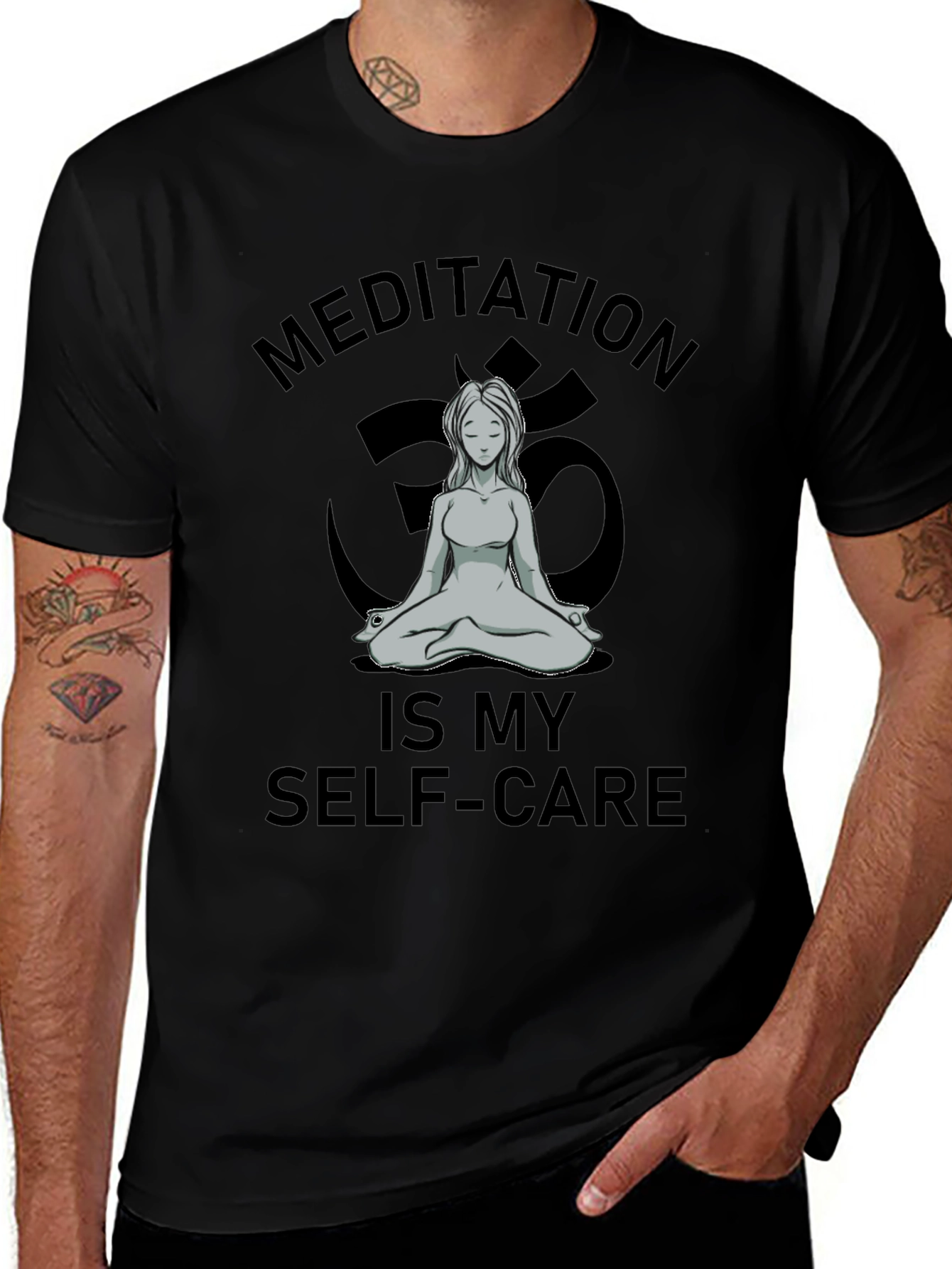 Meditation Self-Care Graphic Tee