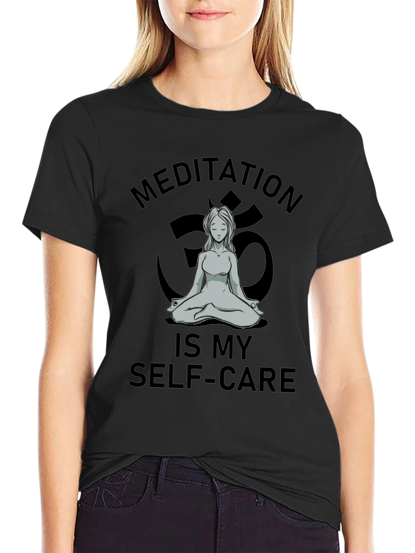 Meditation Self-Care Graphic Tee