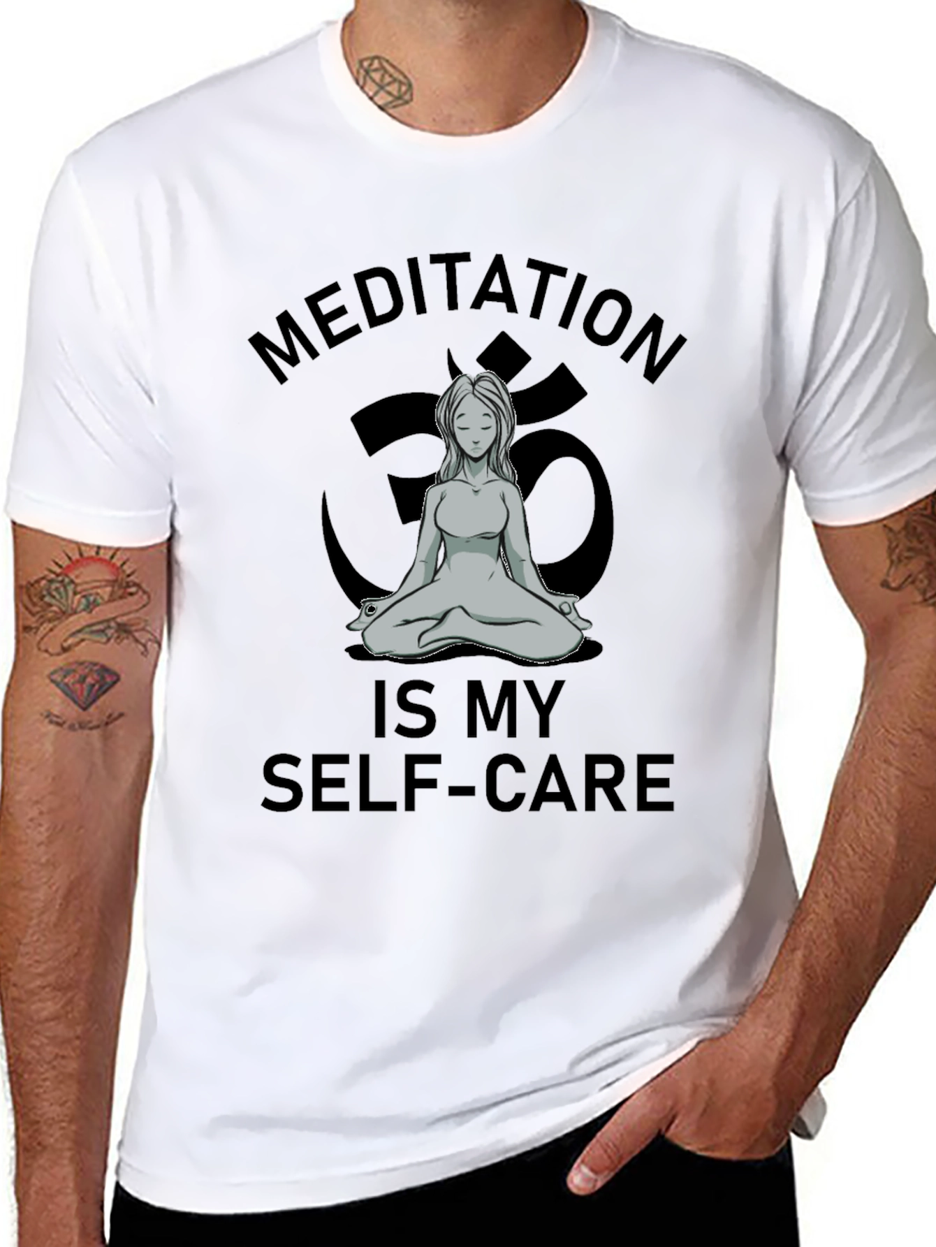 Meditation Self-Care Graphic Tee