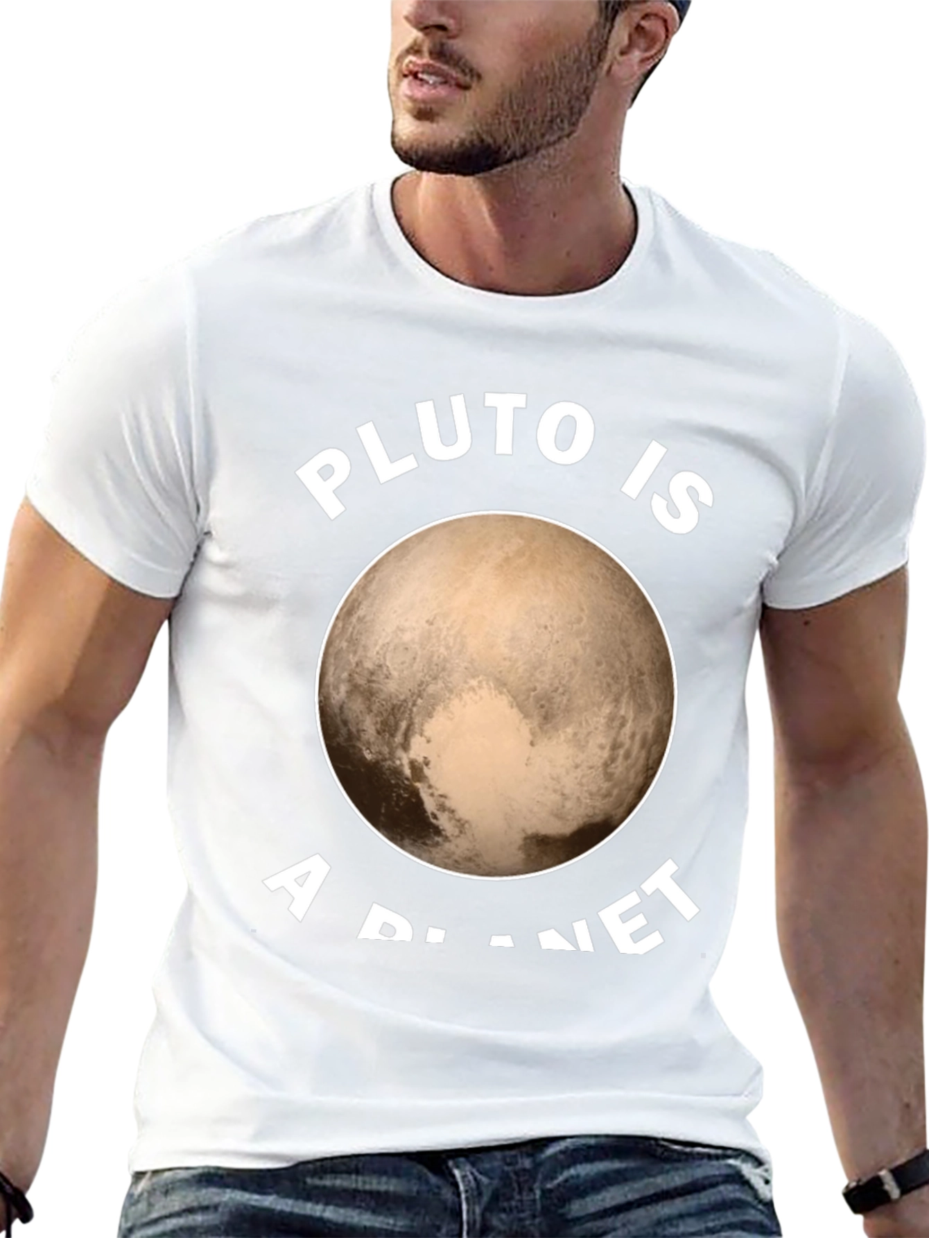 Pluto is a Planet Graphic Tee - Black