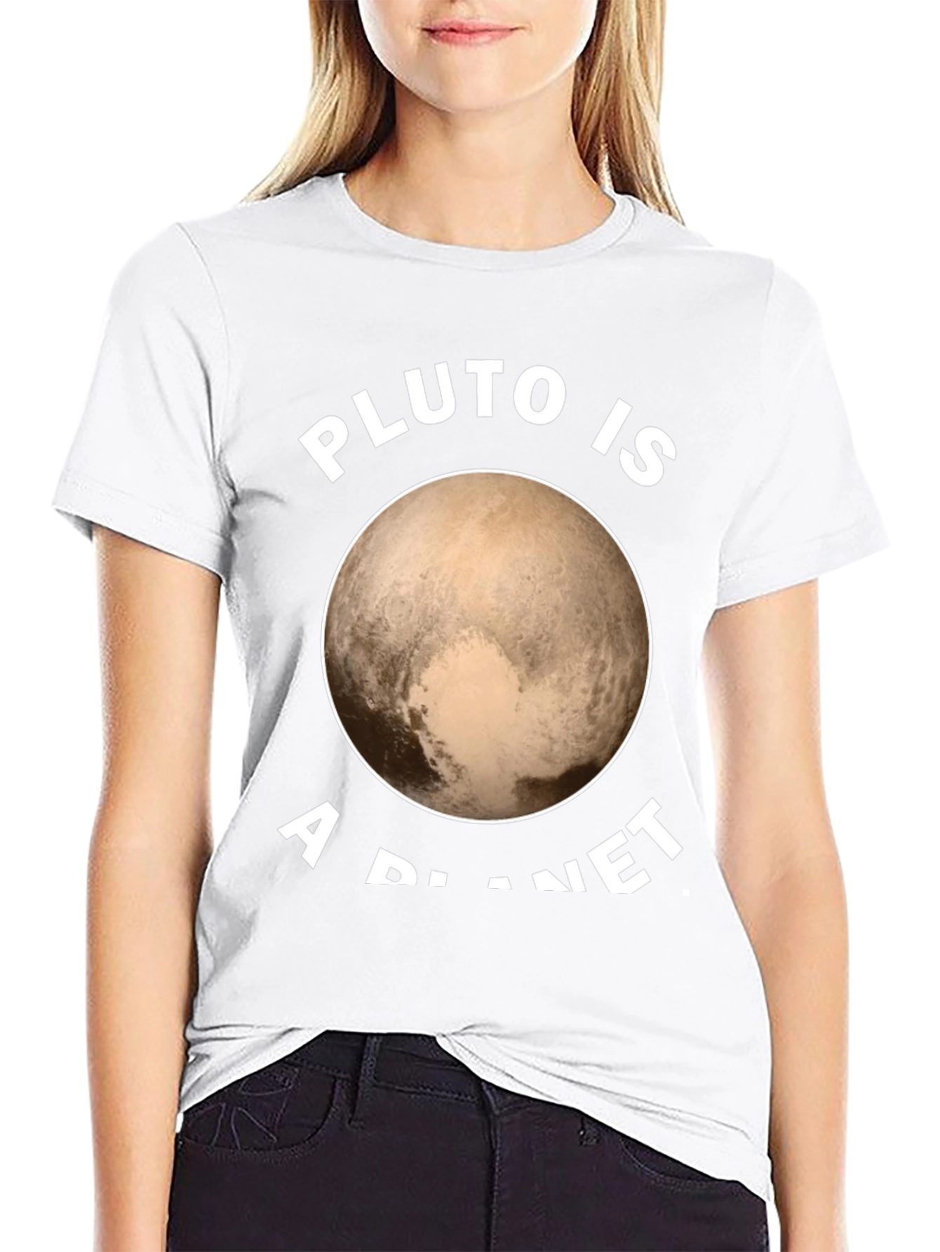 Pluto is a Planet Graphic Tee - Black