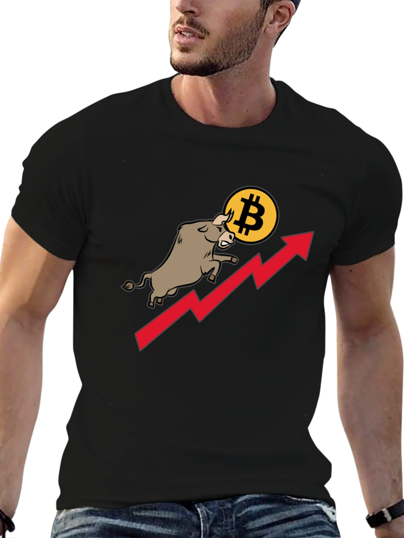 Bitcoin Bull Run Black T-Shirt