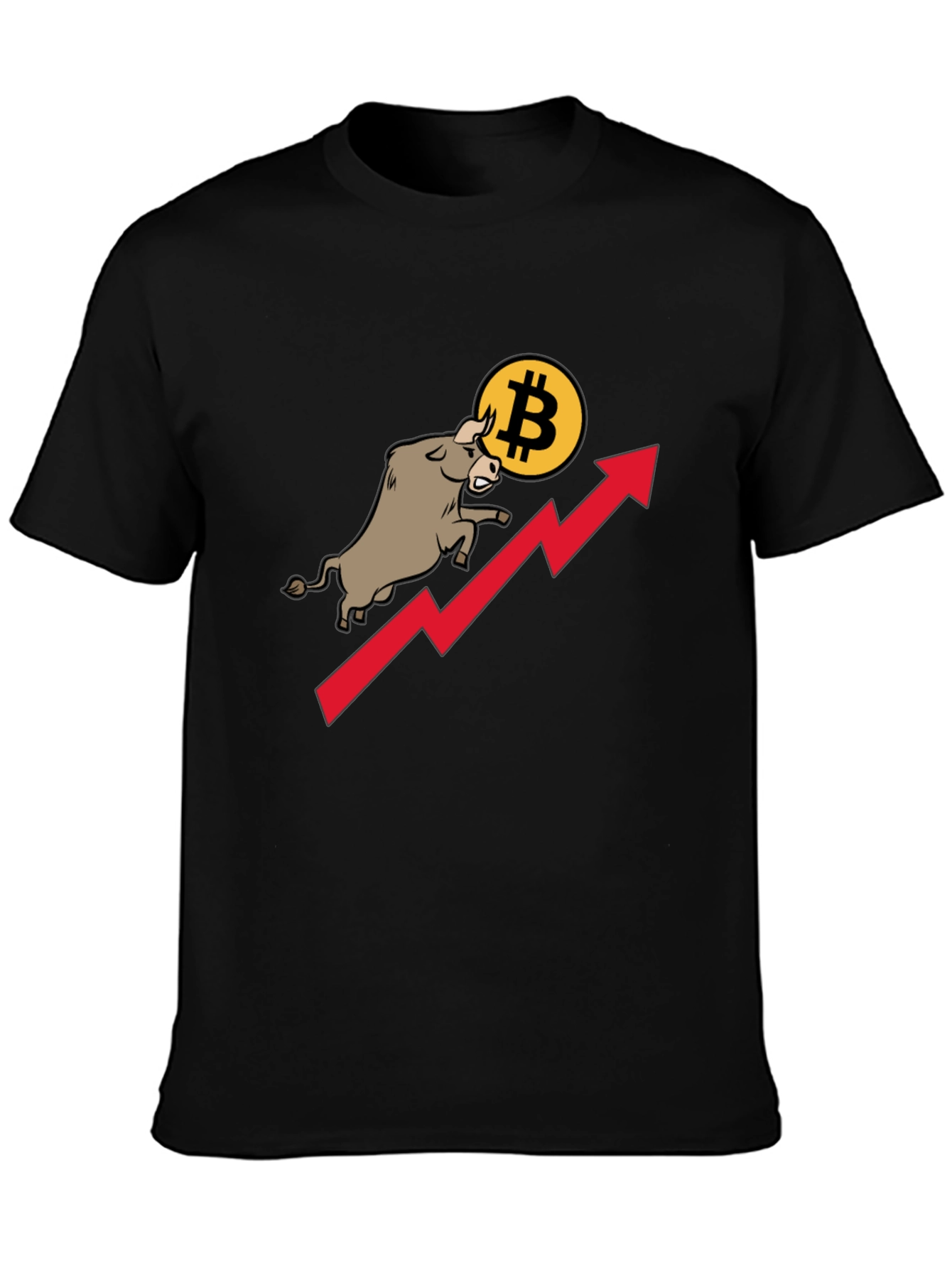 Bitcoin Bull Run Black T-Shirt