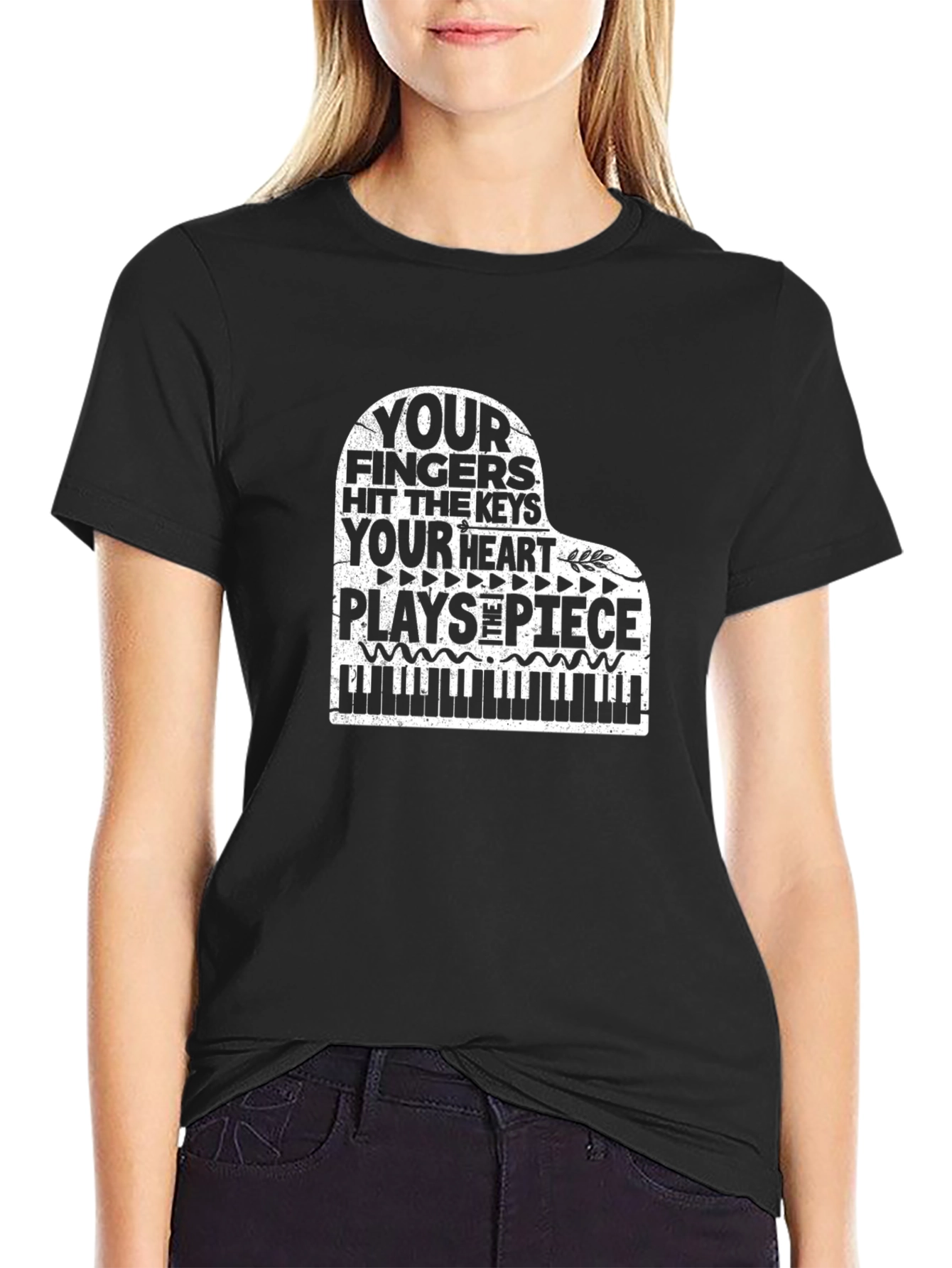 Piano Keys T-Shirt - Music Lover Tee