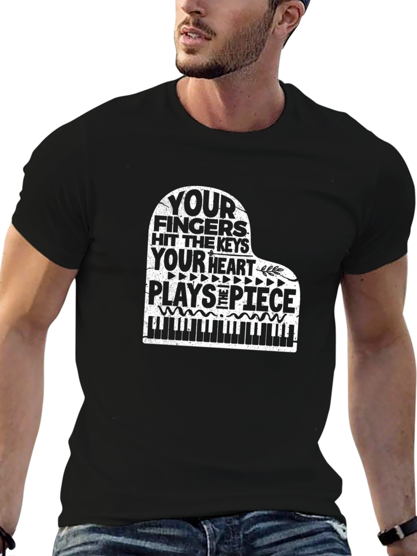 Piano Keys T-Shirt - Music Lover Tee
