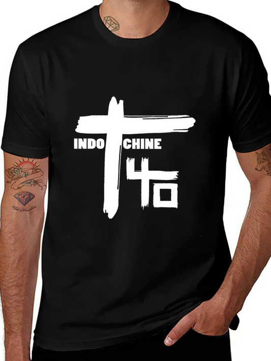 Indochine 40 Black Graphic Tee